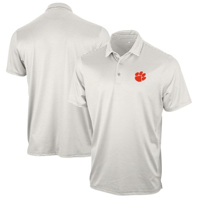 Polo Antigua Eager des Clemson Tigers - Gris