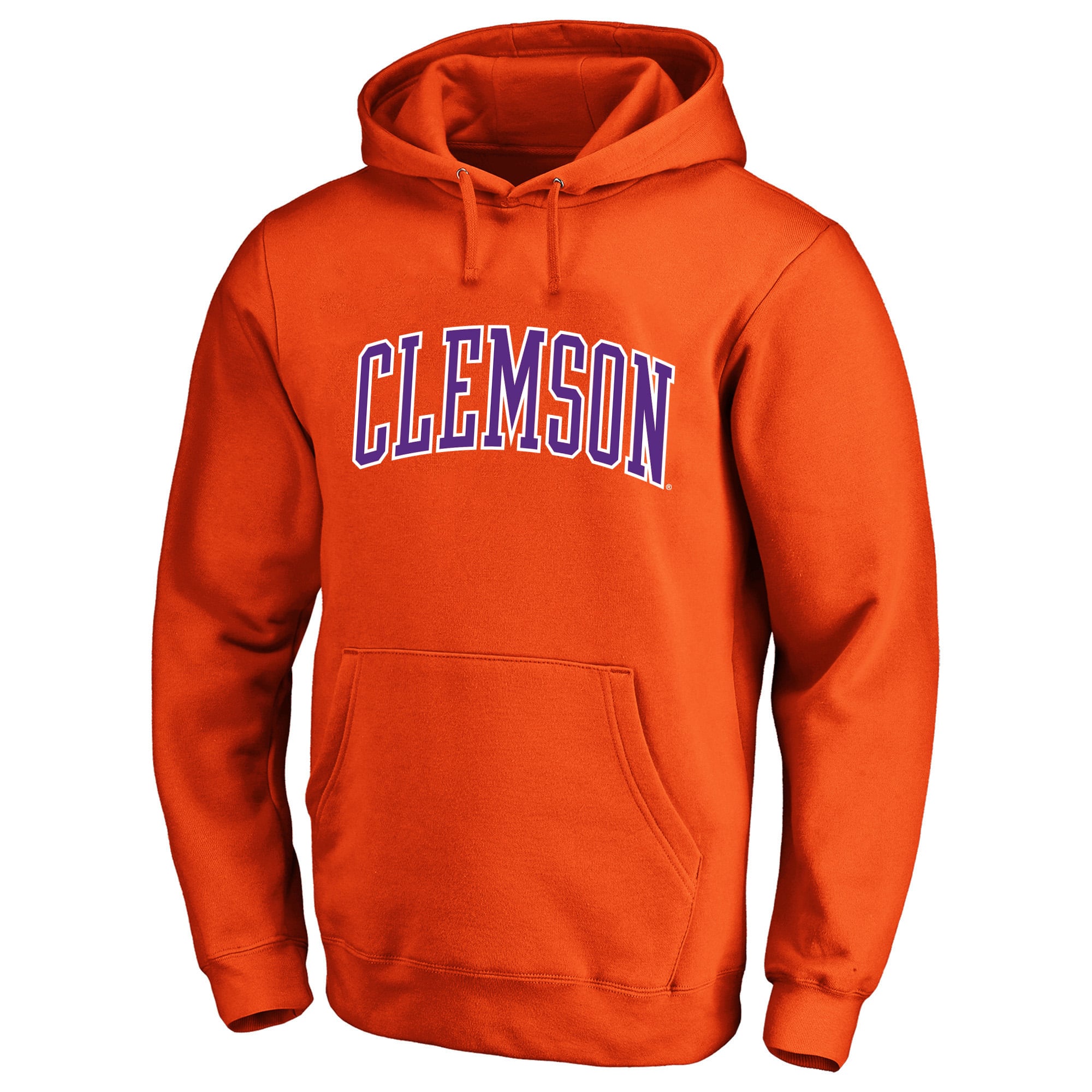 Sweat à capuche Champion orange Clemson Tigers Arch Over Tackle en sergé grandes tailles pour homme