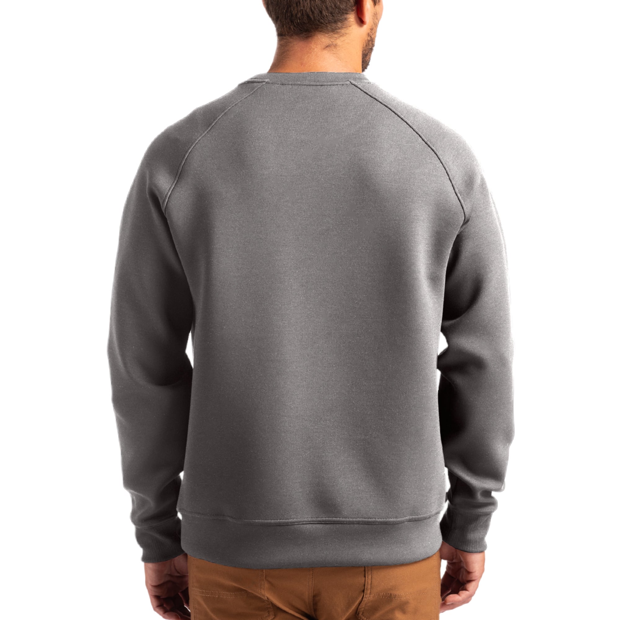Pull recyclé Cutter & Buck gris Clemson Tigers Roam pour homme