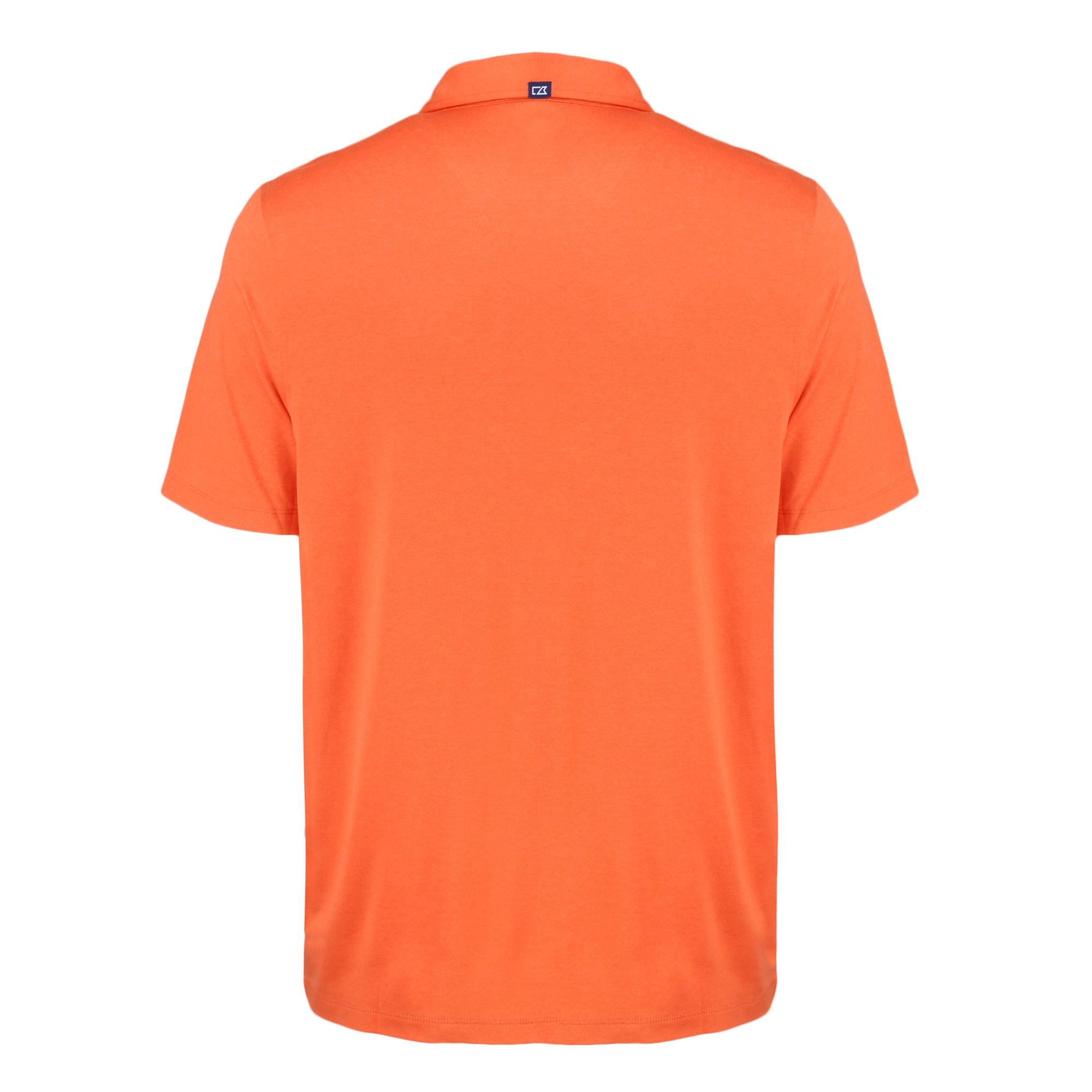 Men's Cutter & Buck Orange Clemson Tigers Coastline Epic Comfort Eco Recycled Polo
