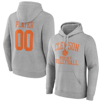 Men's Fanatics Branded Gray Clemson Tigers Women's Soccer Pick-A-Player NIL  Gameday Tradition Pullover Hoodie