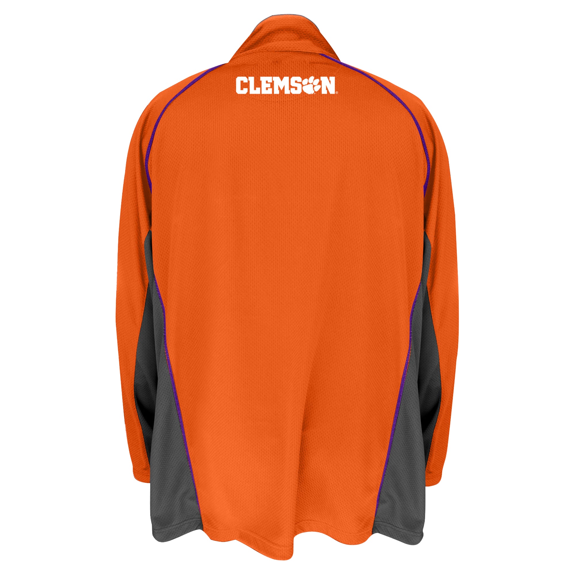 Veste raglan à quart de zip Fanatics Orange Clemson Tigers pour homme, grandes tailles
