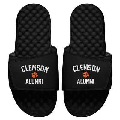Sandales à enfiler Clemson Tigers ISlide pour anciens élèves - Noires