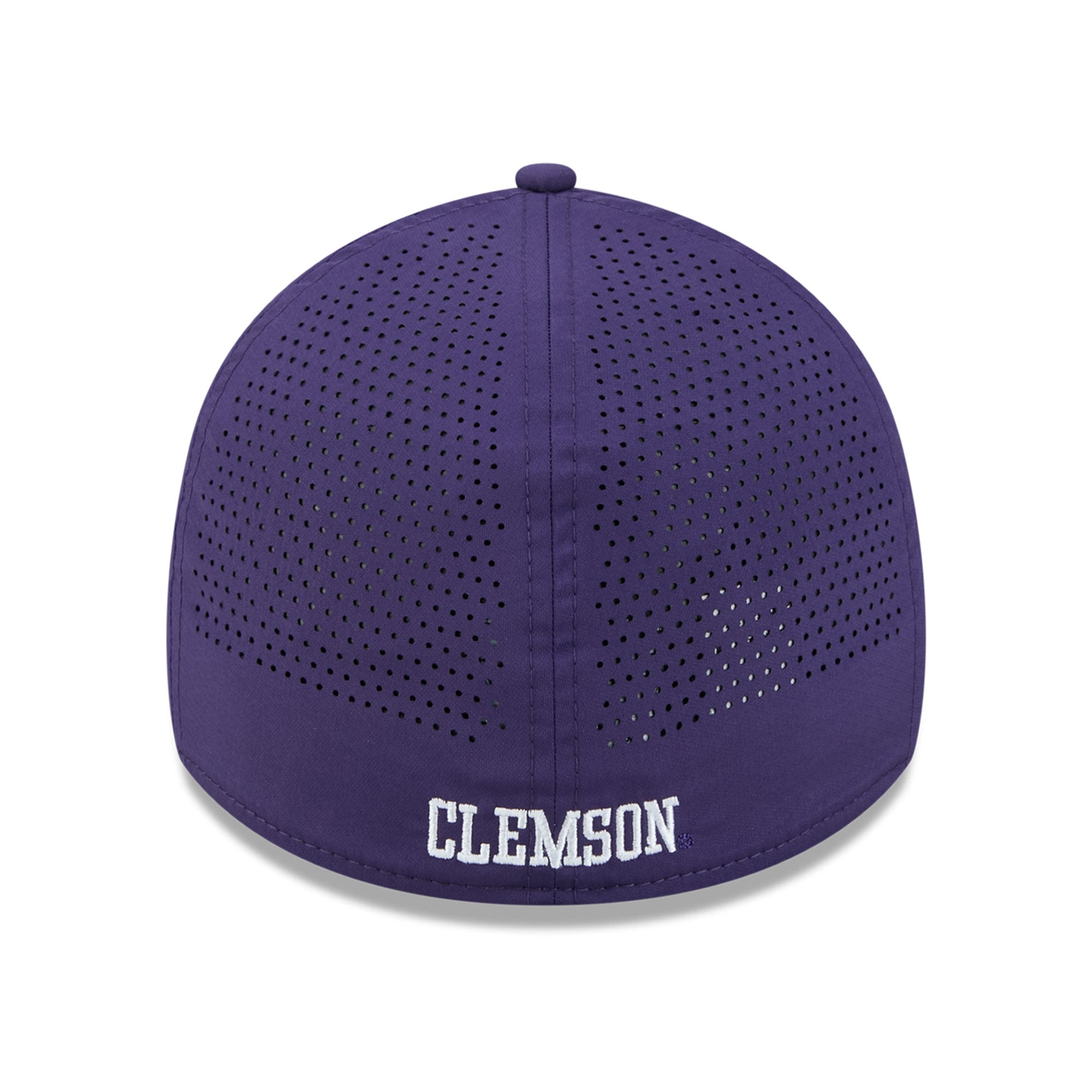 Casquette extensible New Era Clemson Tigers Performance Rope 39THIRTY violette pour homme