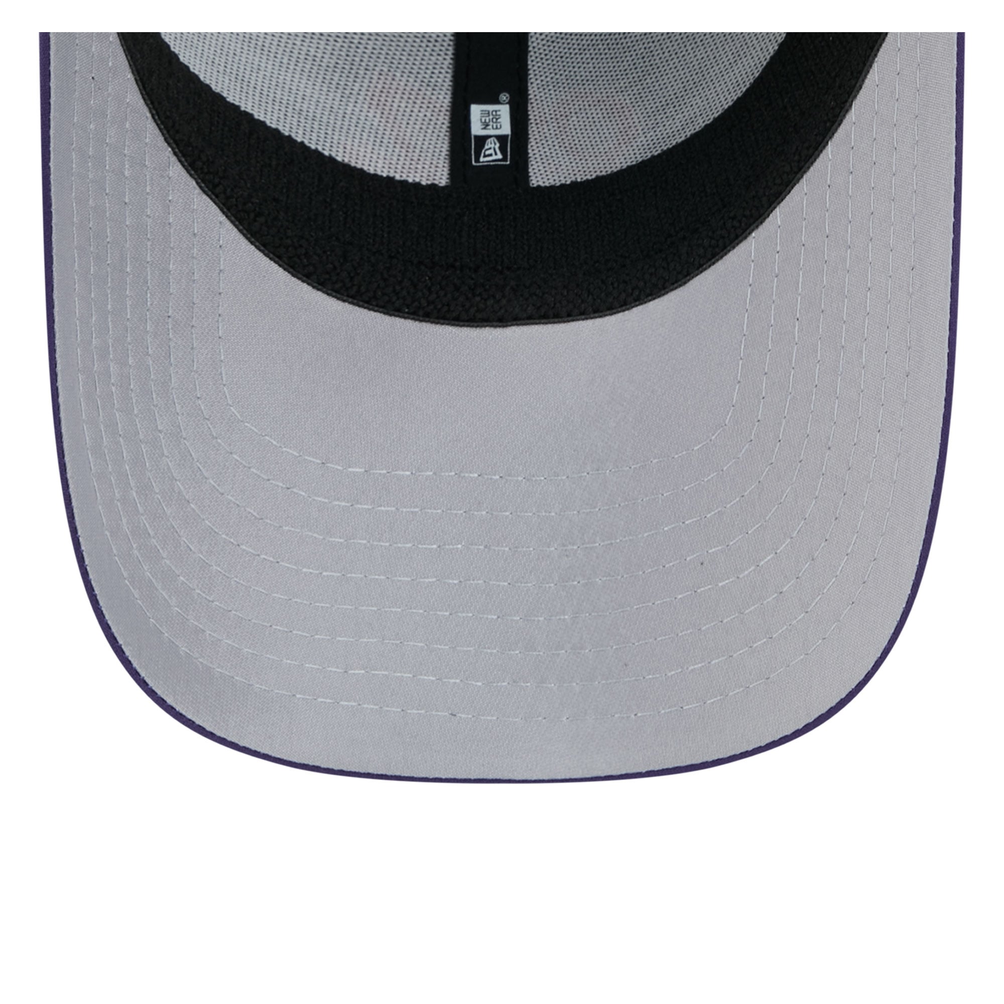 Casquette extensible New Era Clemson Tigers Performance Rope 39THIRTY violette pour homme