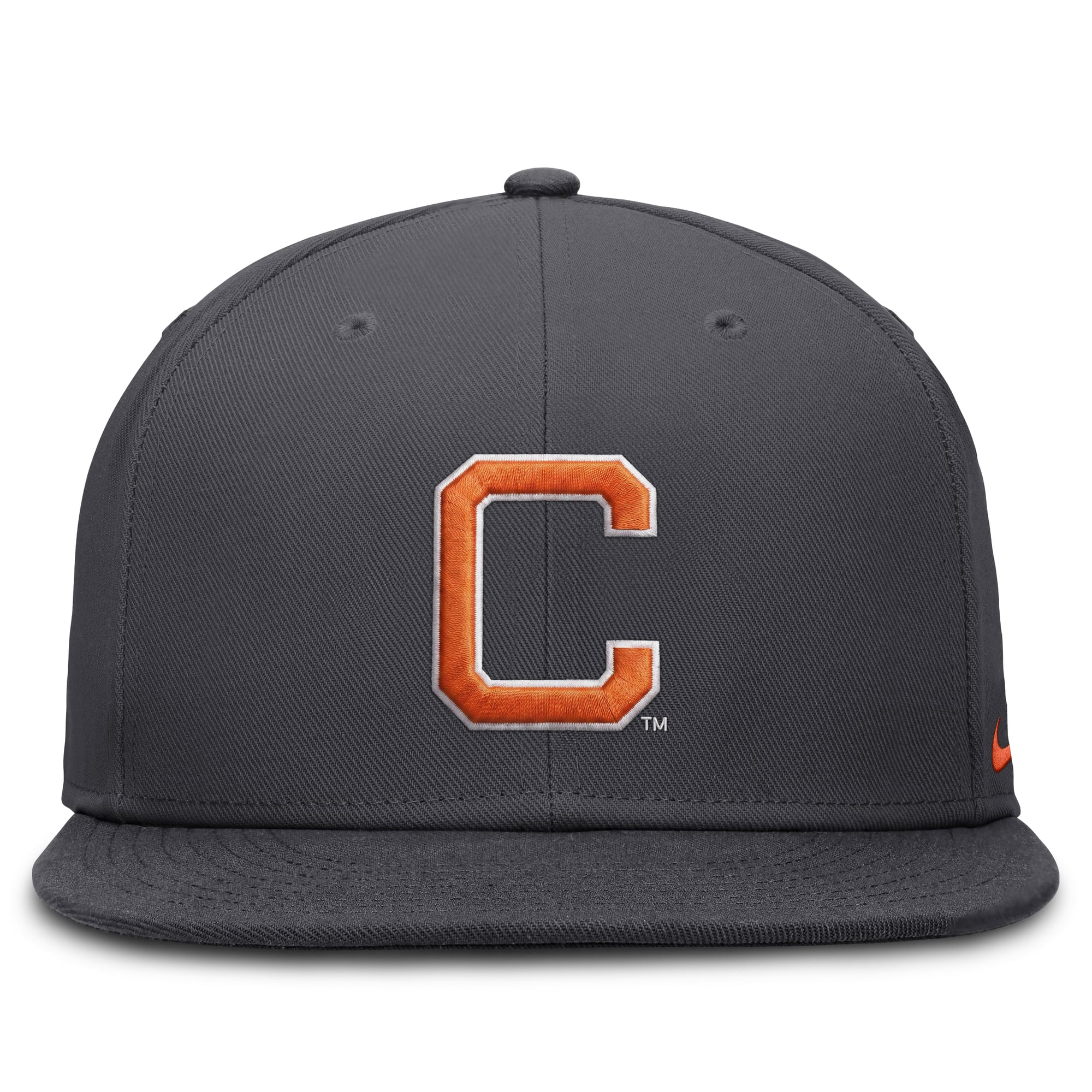 Men's Nike Anthracite Clemson Tigers Pro Dri-FIT Fitted Hat