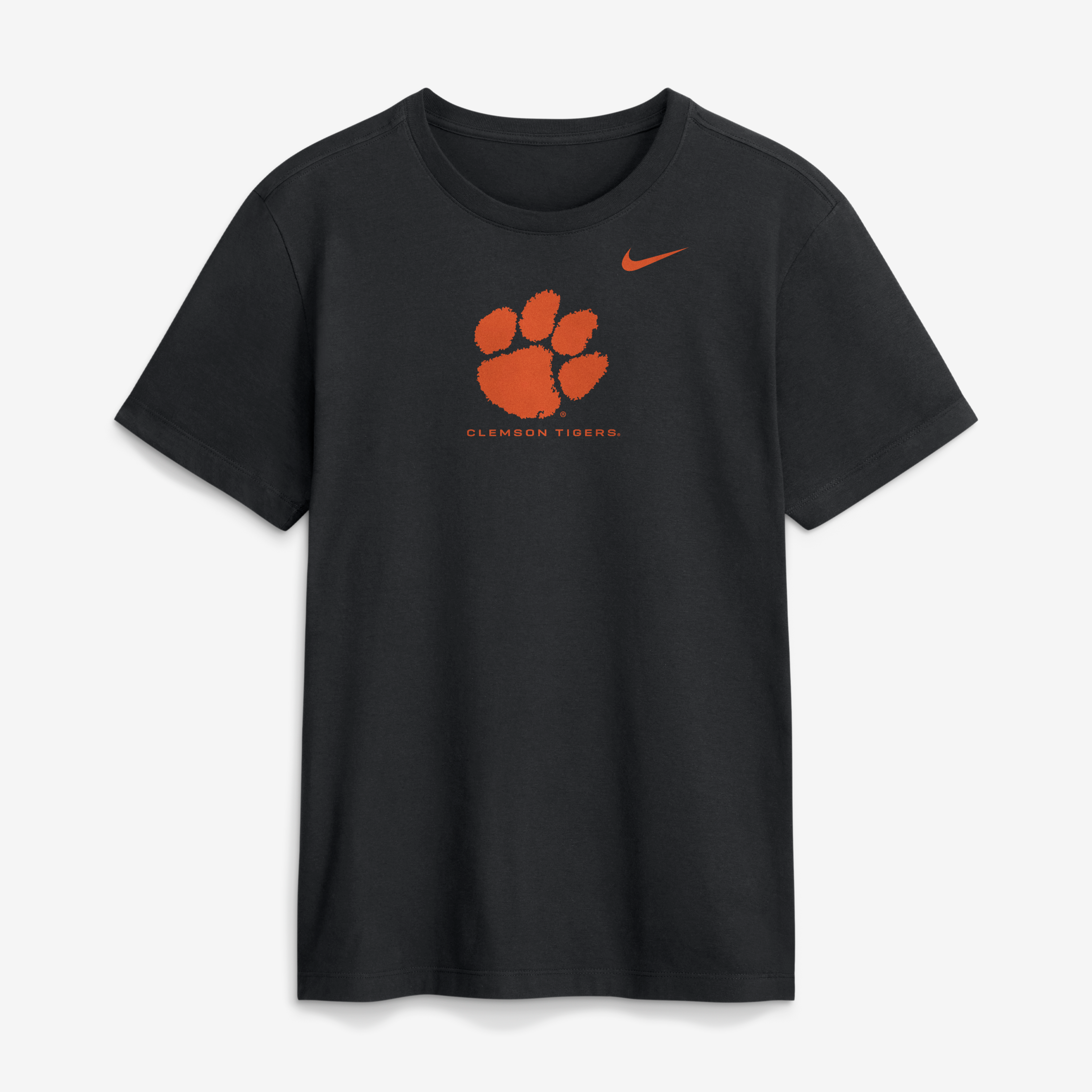 T-shirt Nike Dri-FIT noir pour homme, modèle Clemson Tigers Courtside