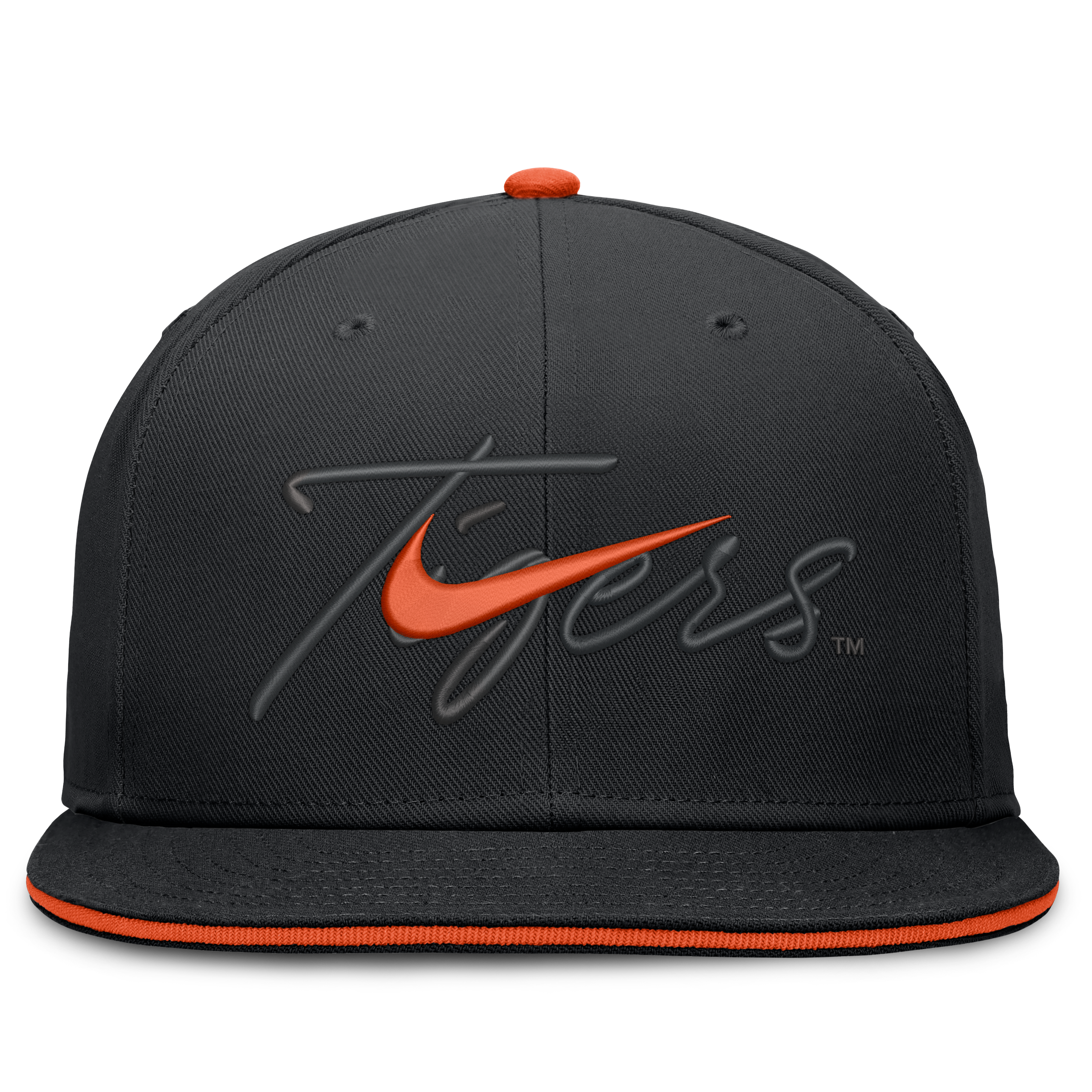 Casquette ajustée Nike Clemson Tigers Dri-FIT Primetime Script noire pour homme