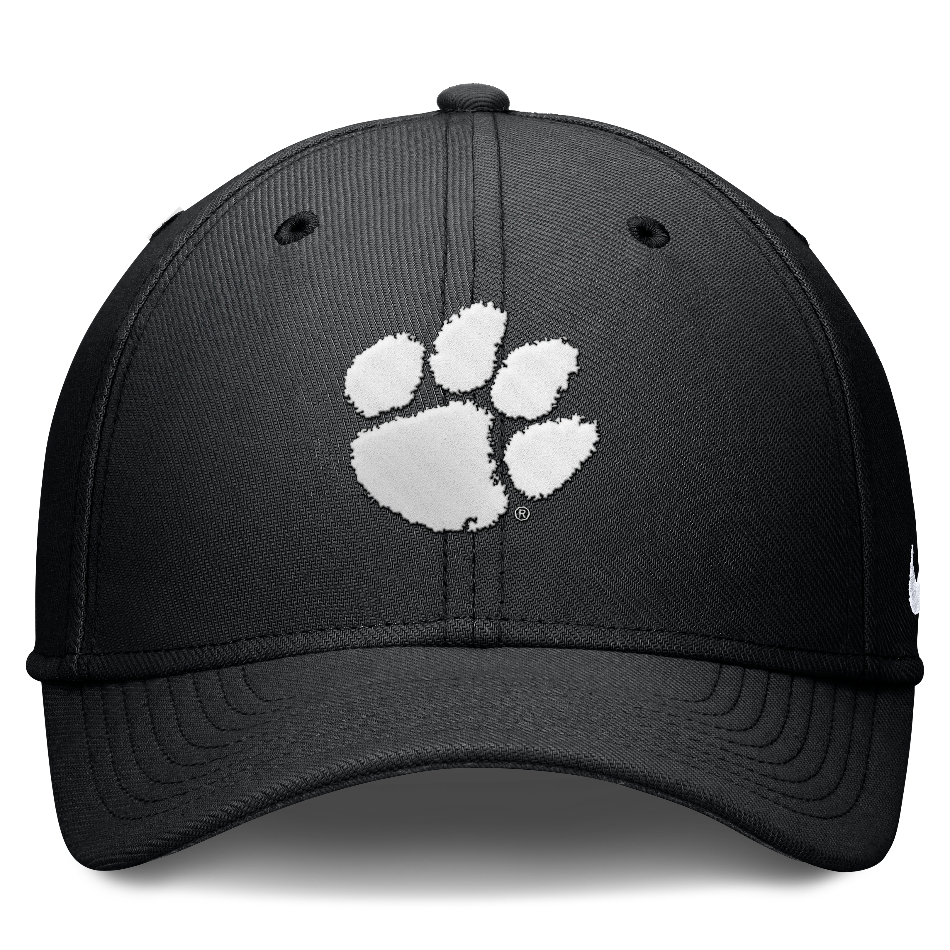 Men's Nike Orange Clemson Tigers Rise SwooshFlex Dri-FIT Hat