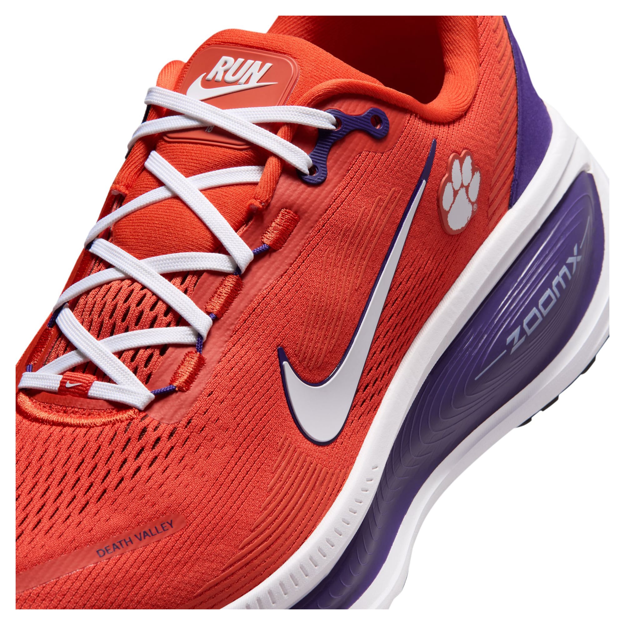 Men's Nike Clemson Tigers Vomero 18 Running Shoes