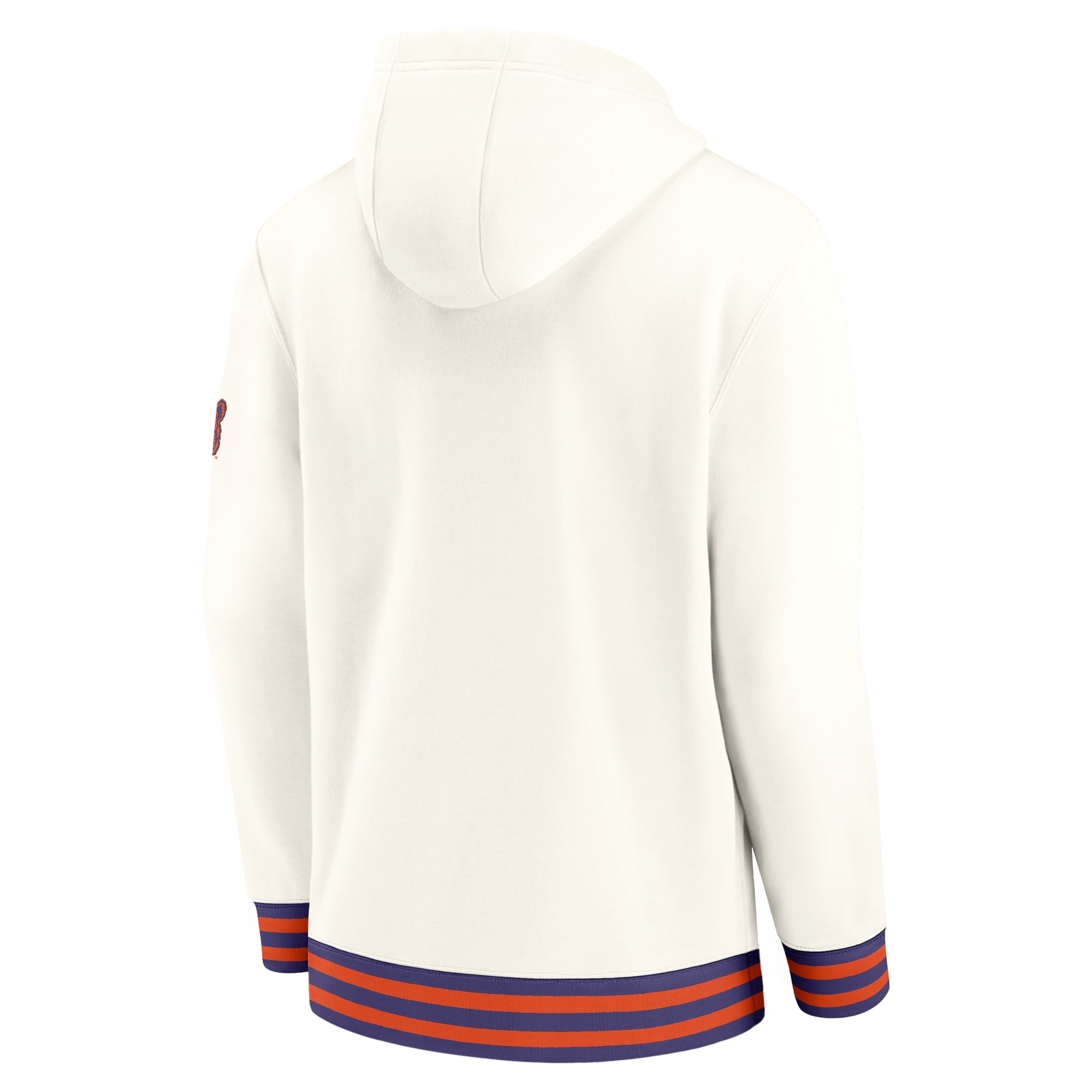 Sweat à capuche rétro Nike Clemson Tigers Legacy couleur crème pour homme