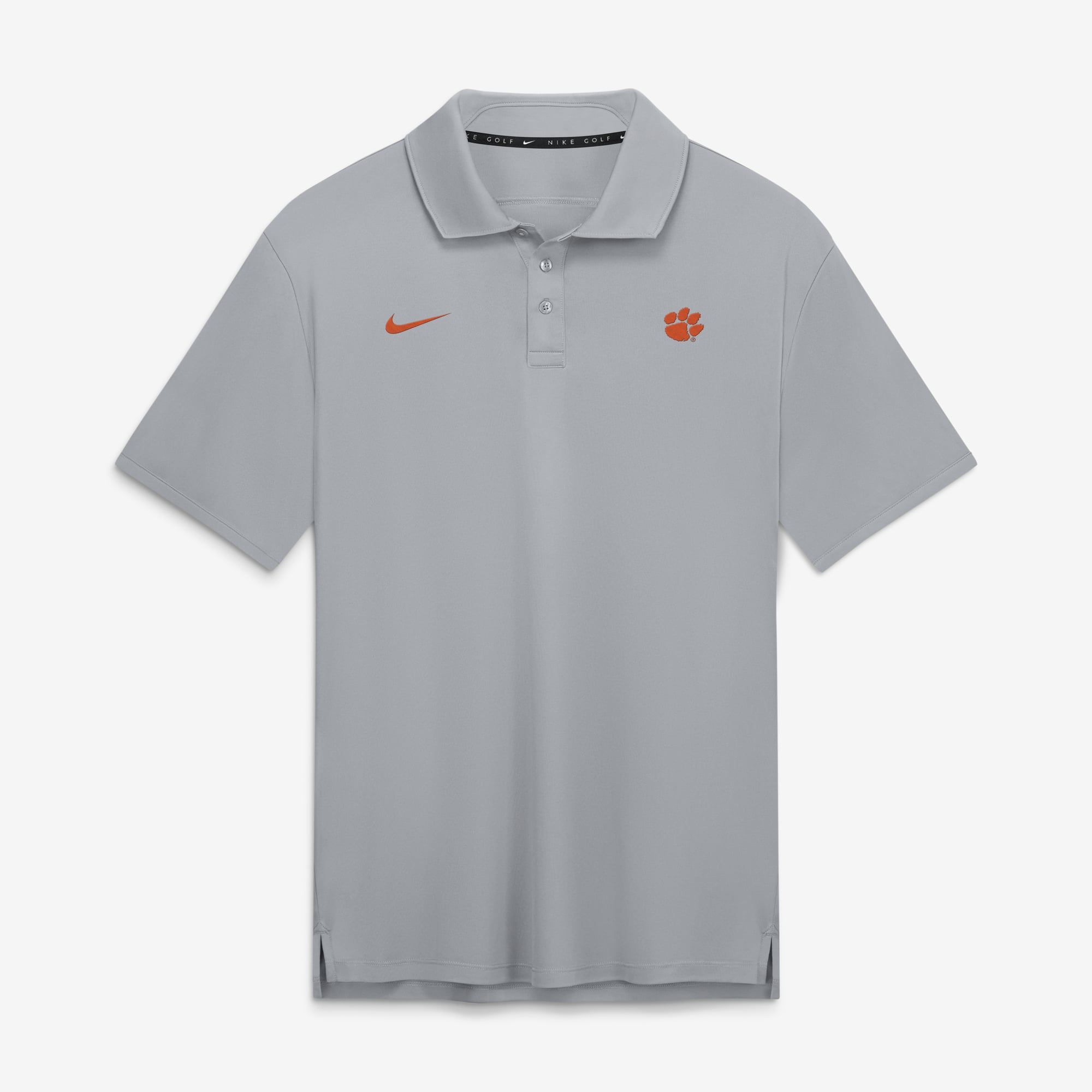 Polo Nike gris Clemson Tigers Par Dri-FIT pour homme