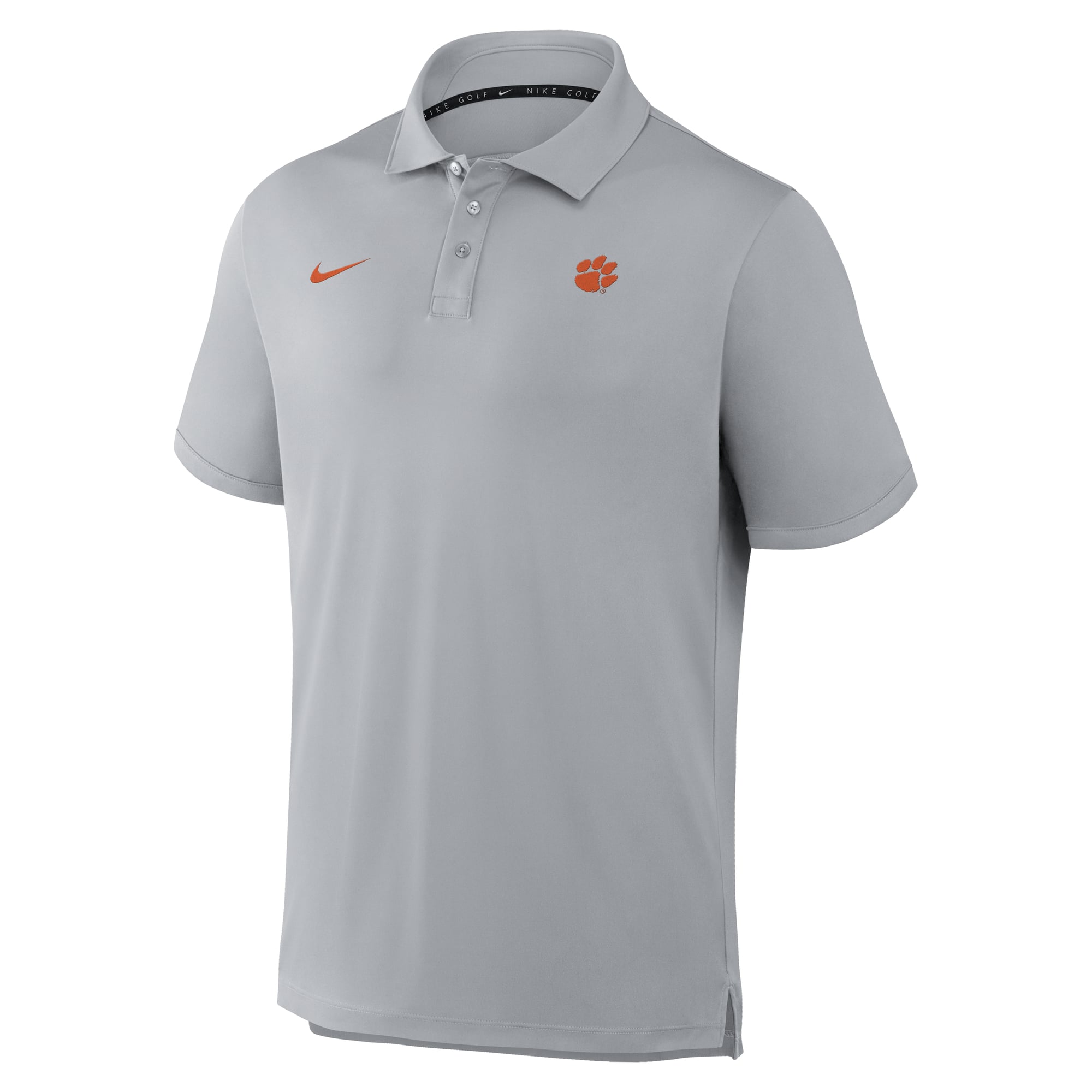 Polo Nike gris Clemson Tigers Par Dri-FIT pour homme