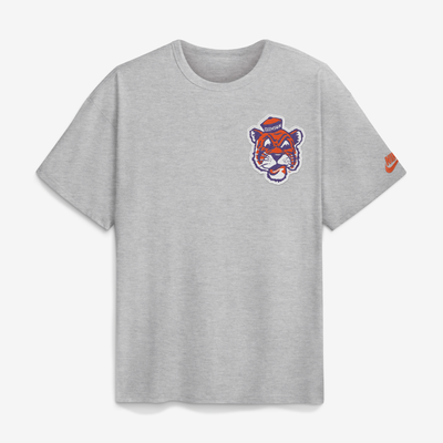 T-shirt Clemson Tigers Nike Legacy Logo Max90 - Gris chiné