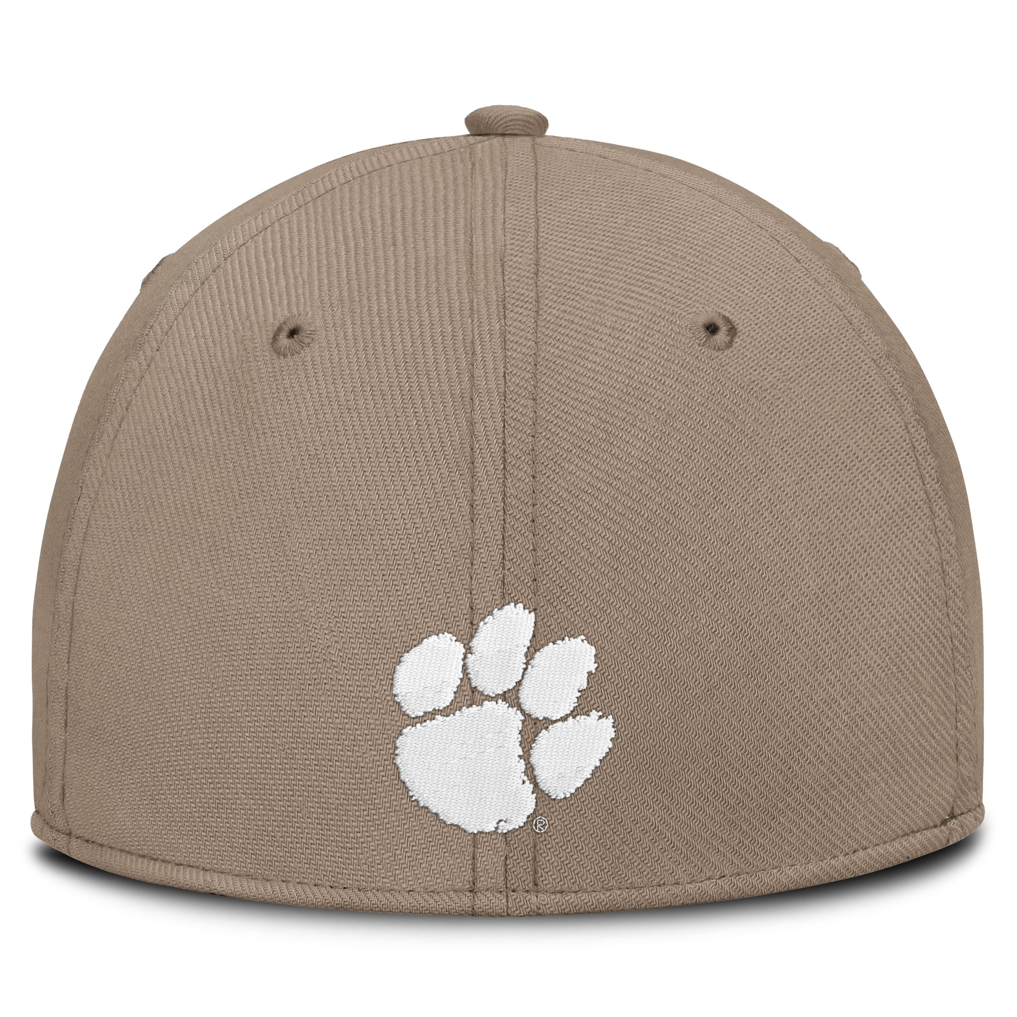 Casquette Nike kaki Clemson Tigers Rise On-Field SwooshFlex Dri-FIT Flex pour homme