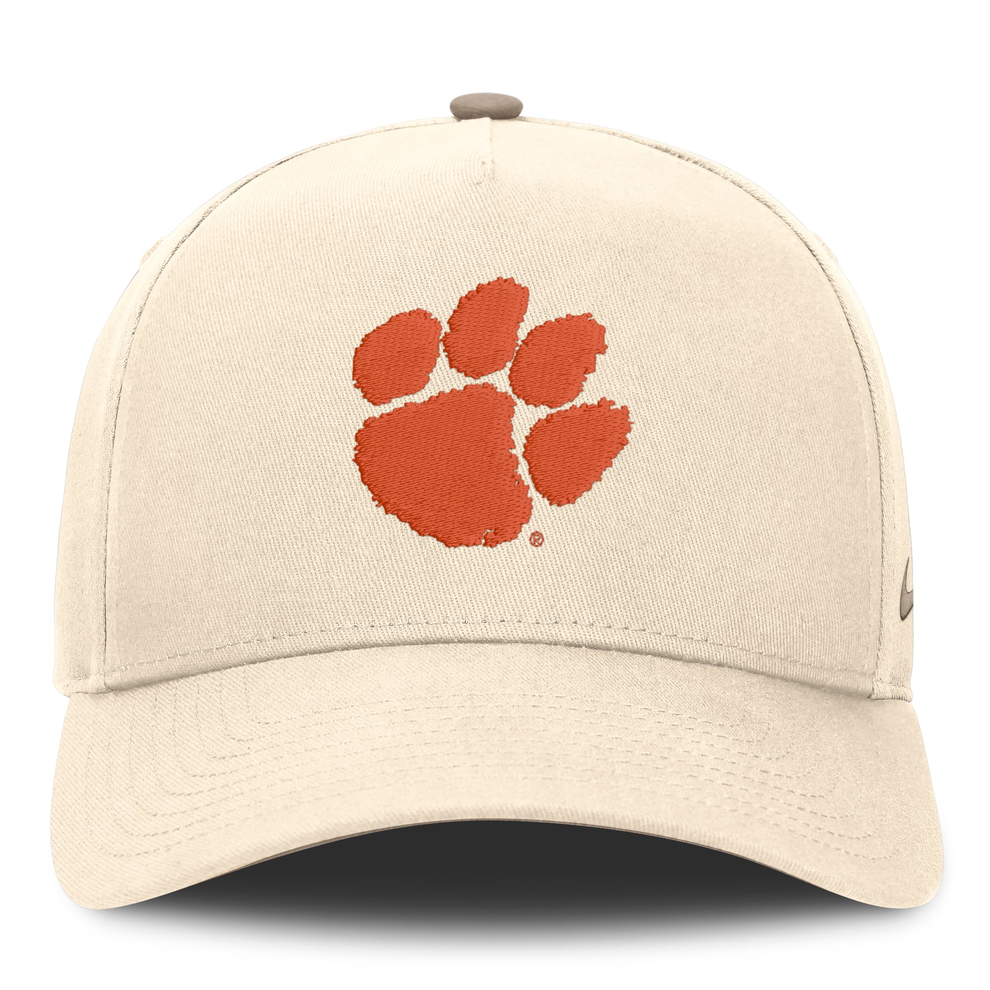 Casquette ajustable Nike Natural Clemson Tigers Rise pour homme