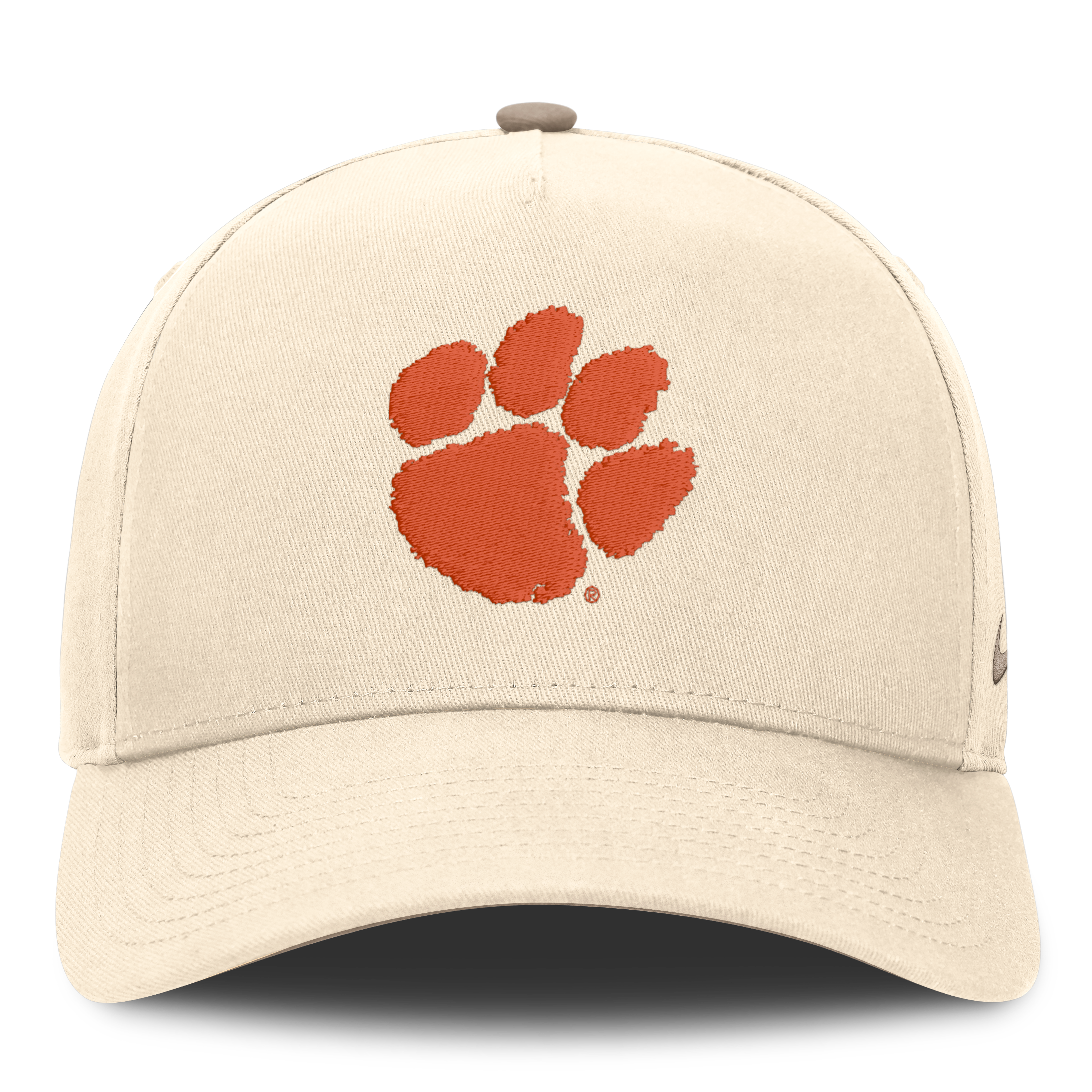 Casquette ajustable Nike Natural Clemson Tigers Rise pour homme