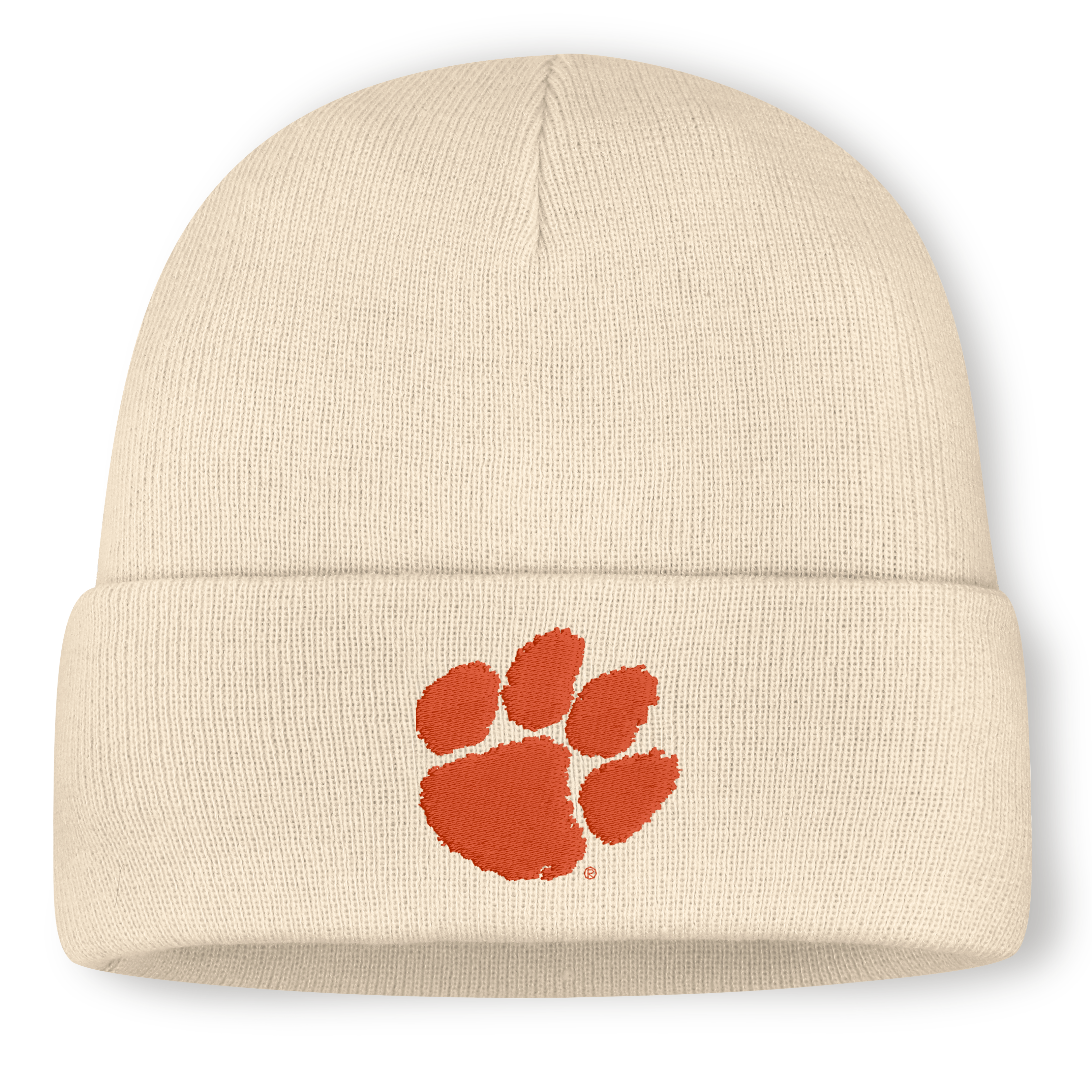 Bonnet utilitaire à revers Nike Natural Clemson Tigers pour homme