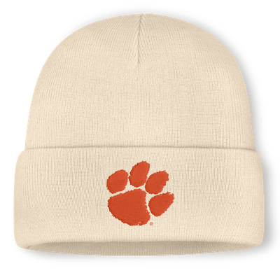 Bonnet utilitaire à revers Nike Clemson Tigers - Naturel