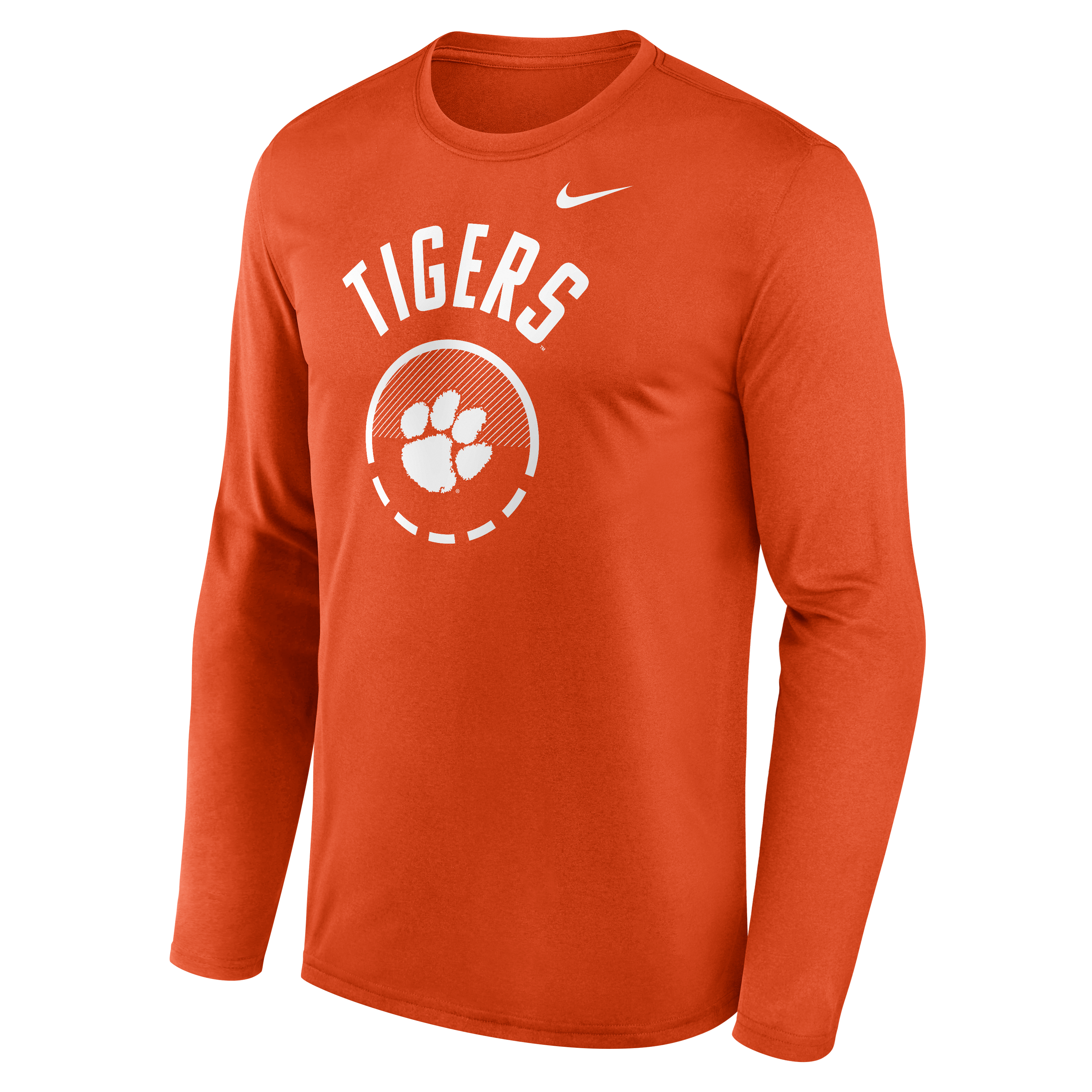 T-shirt à manches longues Nike orange Clemson Tigers 2026 Courtside Basketball Shootaround Legend Dri-FIT pour homme