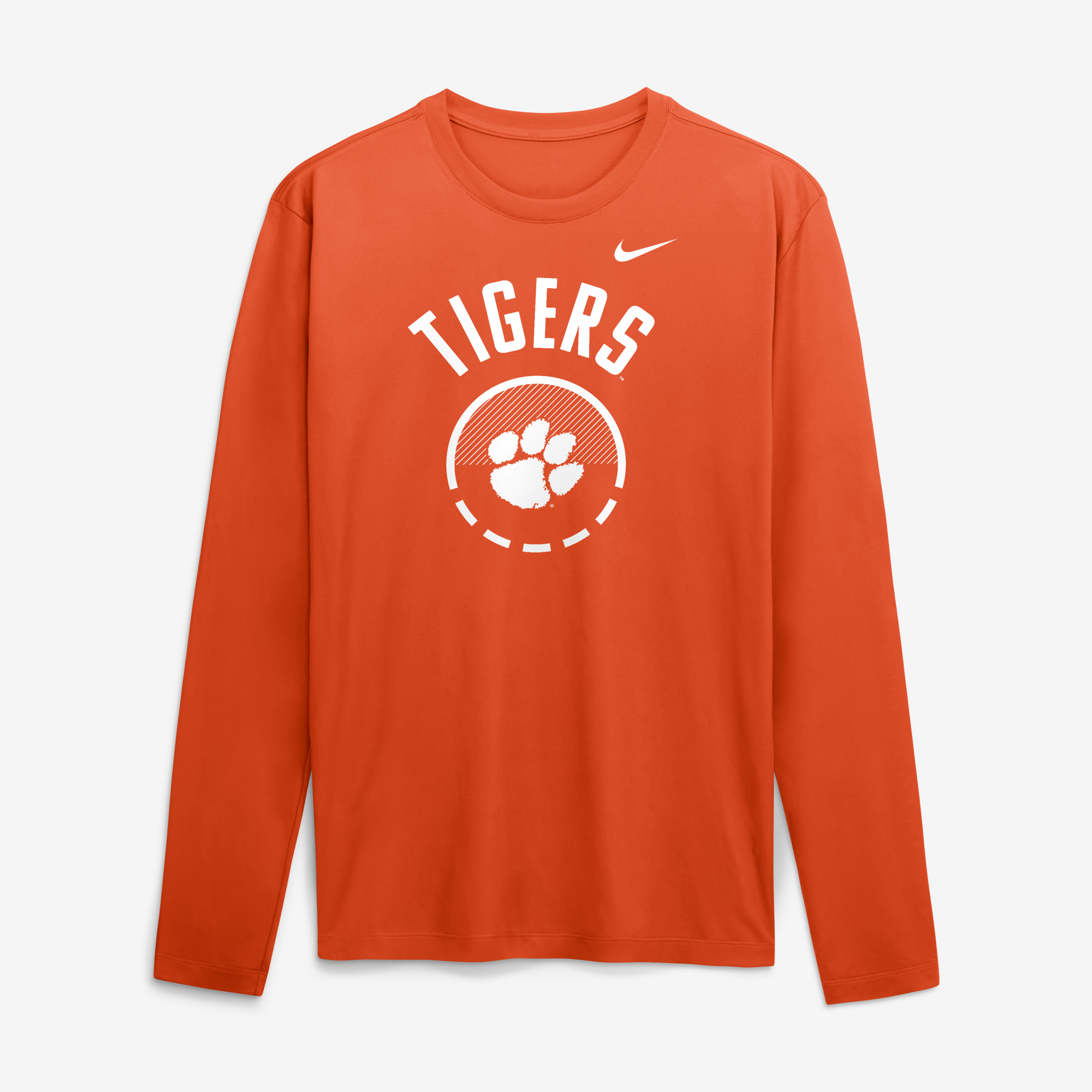 T-shirt à manches longues Nike orange Clemson Tigers 2026 Courtside Basketball Shootaround Legend Dri-FIT pour homme