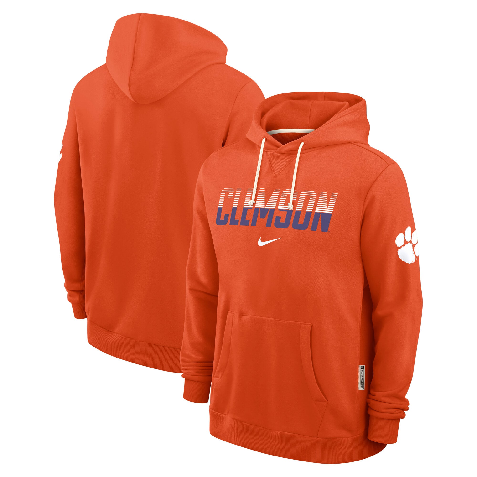 Men's Nike Clemson Tigers 2026 Sideline Standard Issue Dri-FIT Hoodie