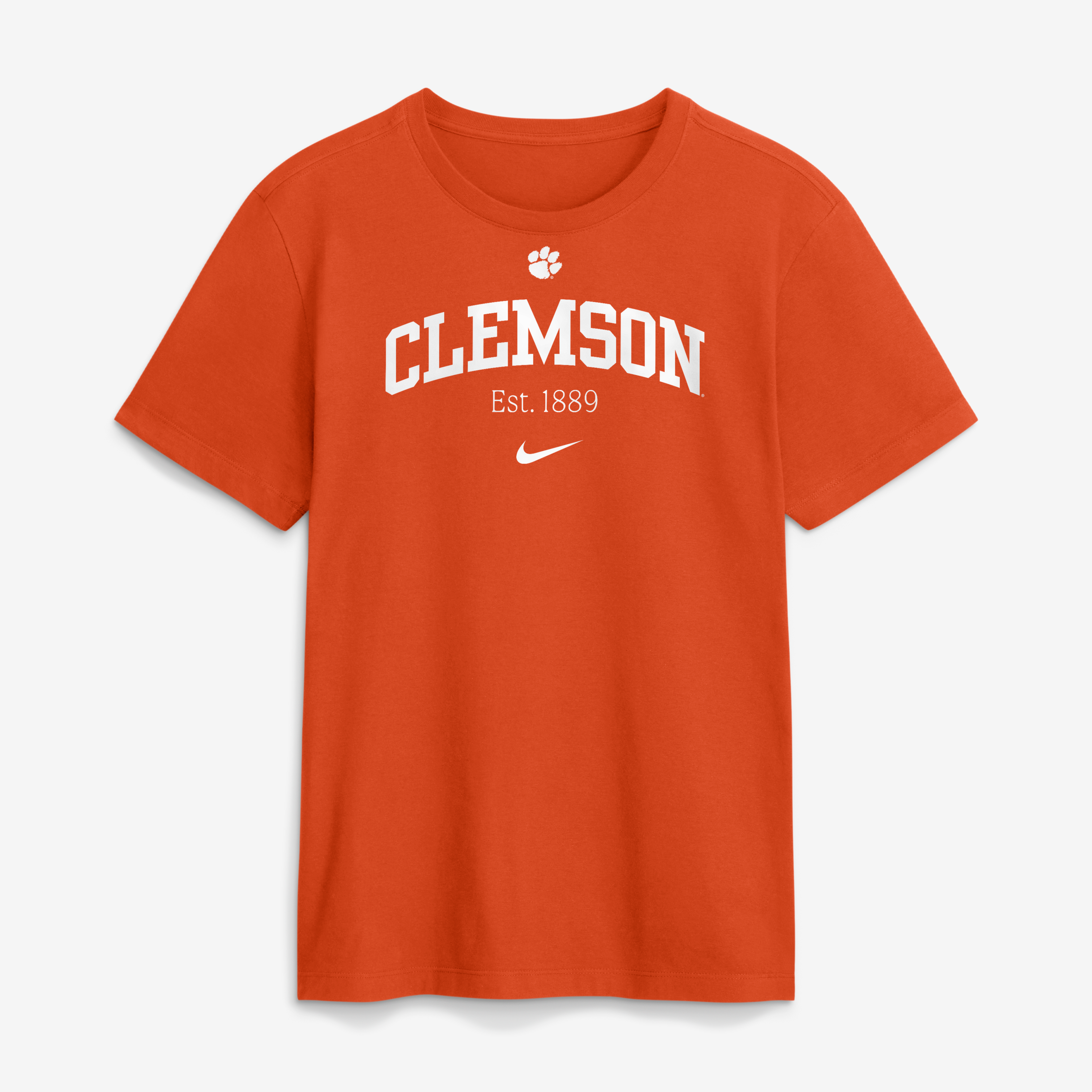 Men's Nike Orange Clemson Tigers Academic Arch T-Shirt