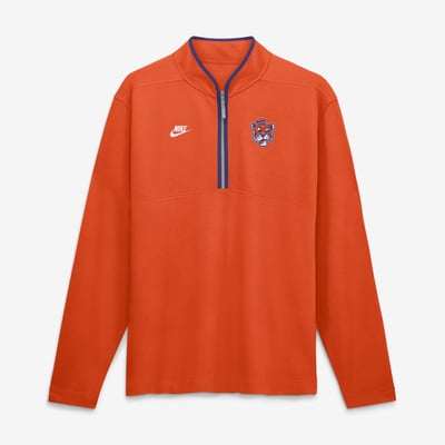Pull-over Nike Courtside Victory Dri-FIT demi-zip Clemson Tigers - Orange