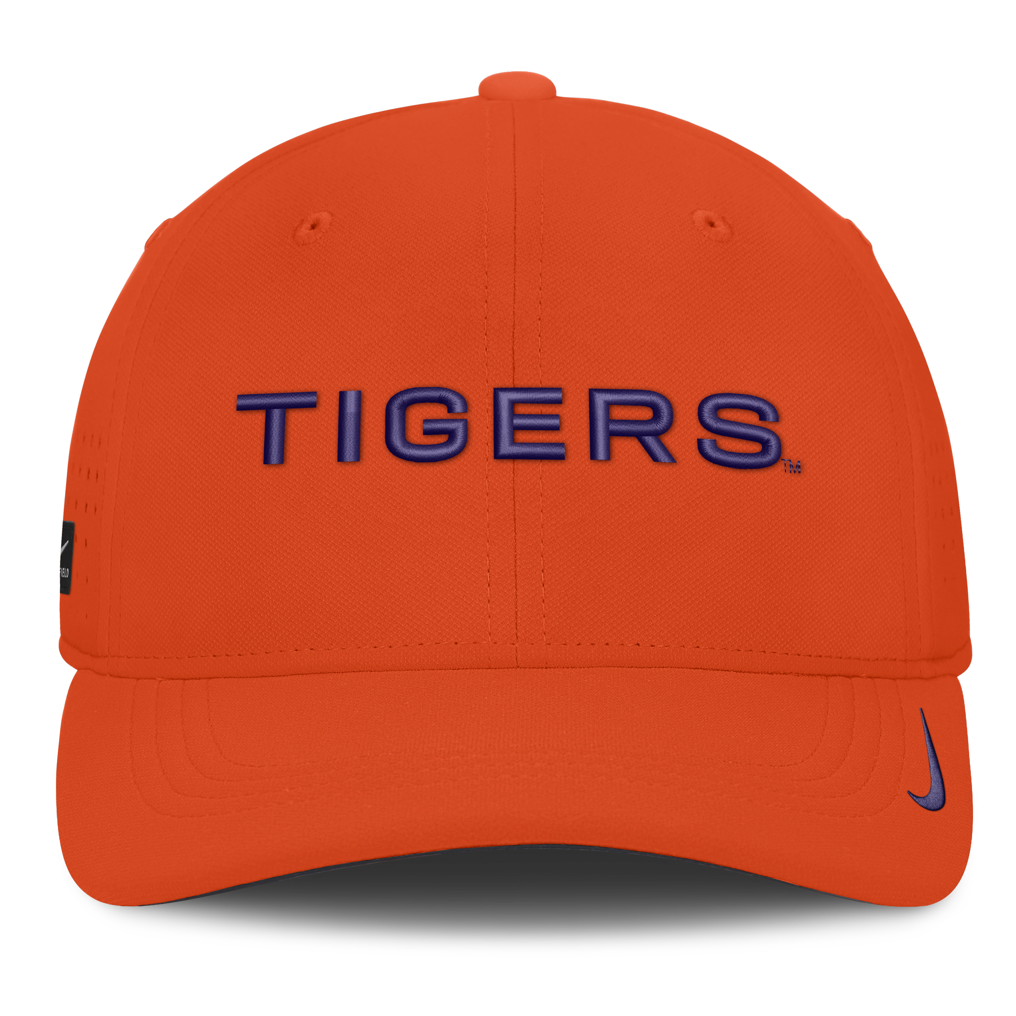 Men's Nike Orange Clemson Tigers Gameday Aerobill Swooshflex Dri-FIT Hat