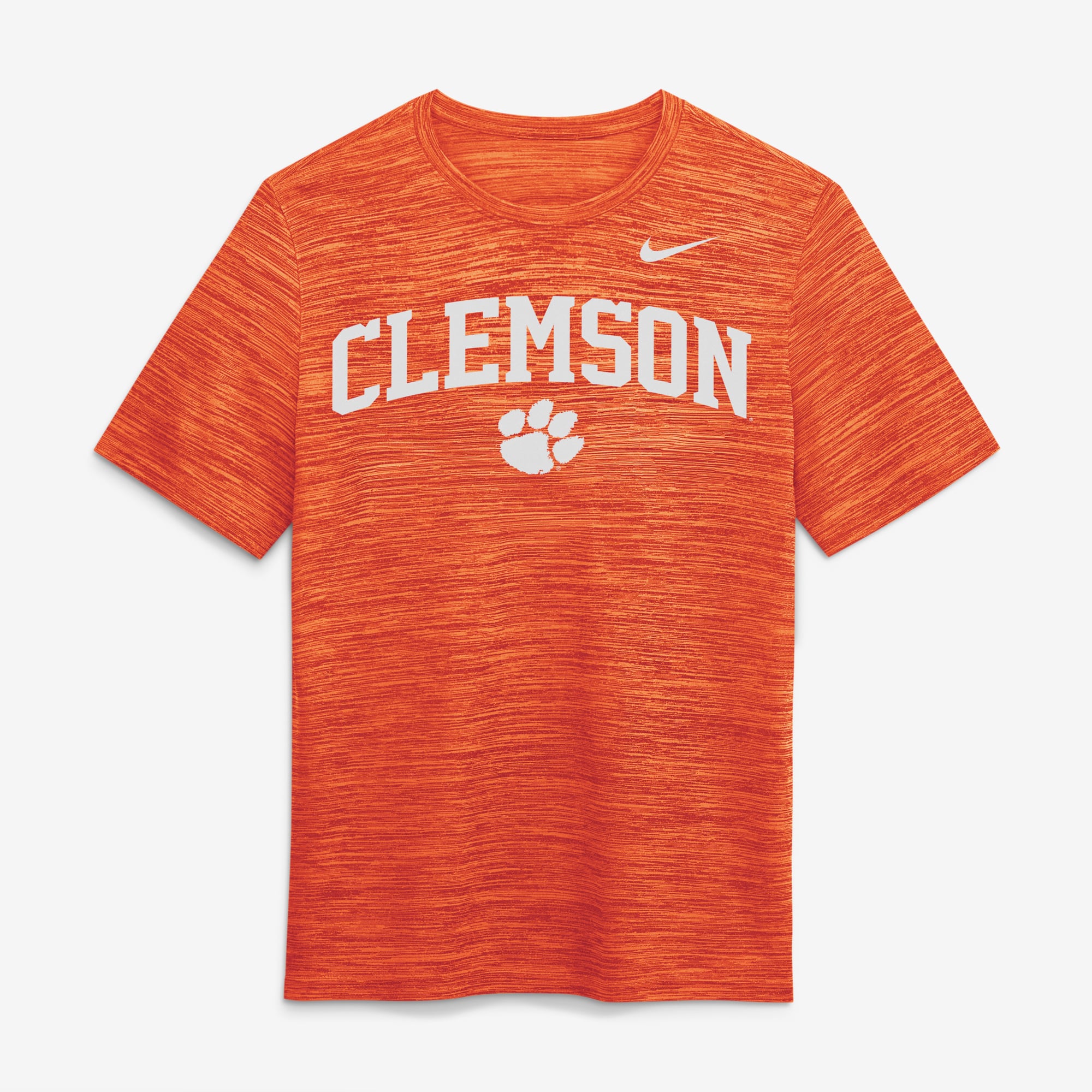 Men's Nike  Orange Clemson Tigers Primetime Arch Logo Velocity Dri-FIT T-Shirt