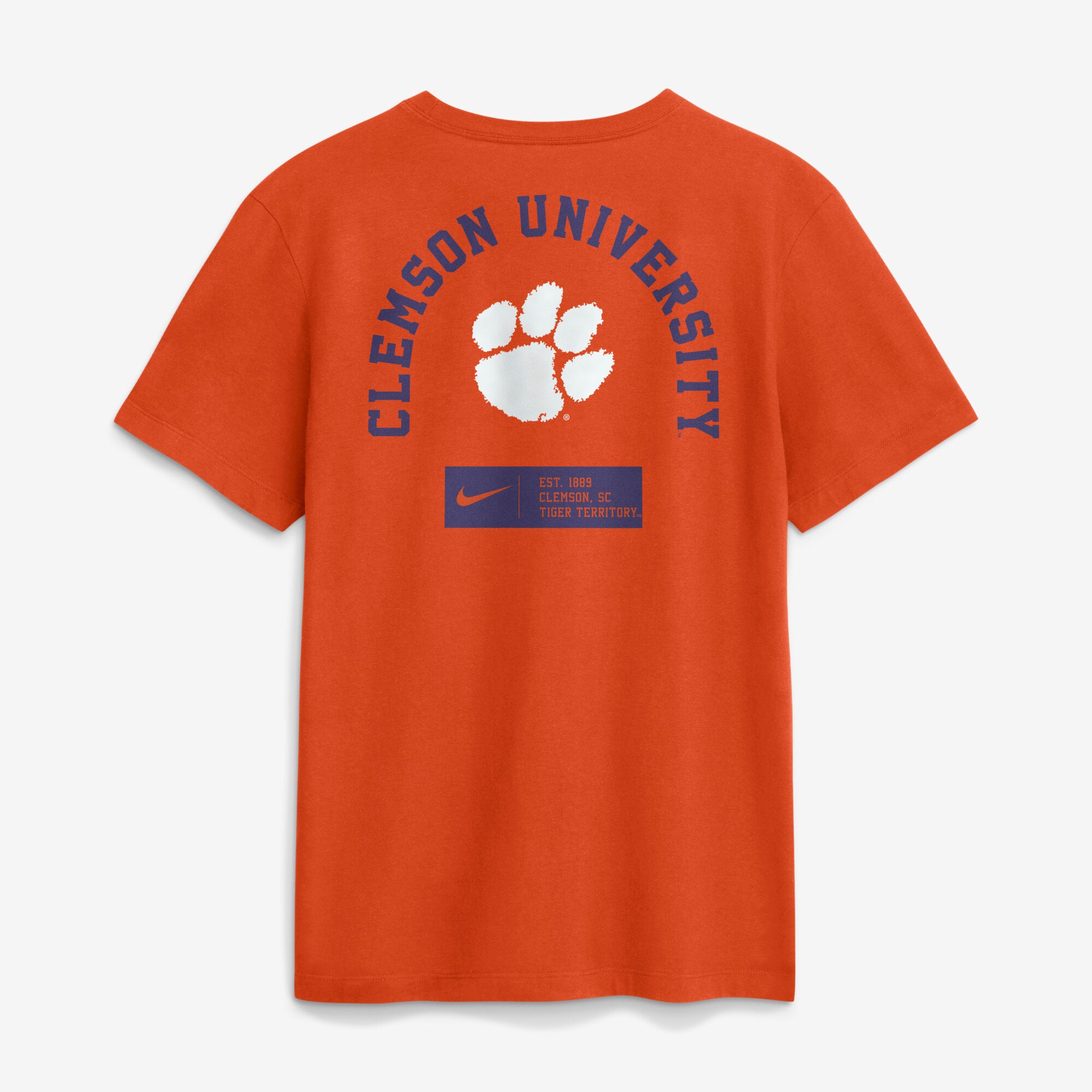 T-shirt Nike orange Clemson Tigers Primetime Crew pour homme