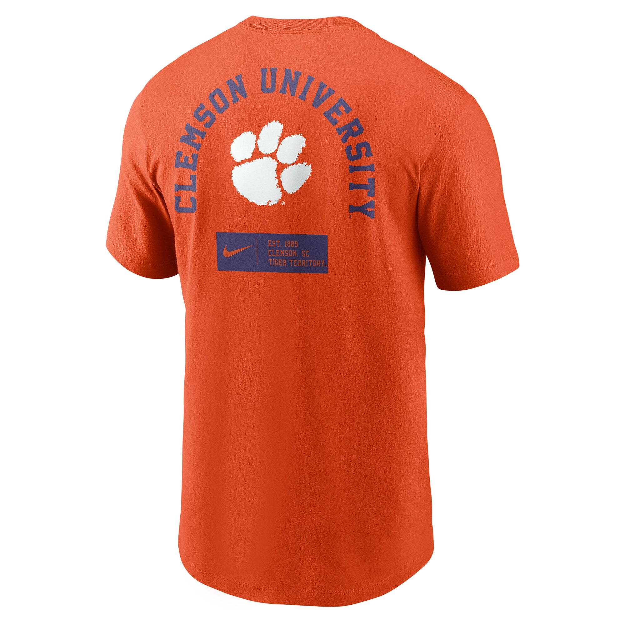 T-shirt Nike orange Clemson Tigers Primetime Crew pour homme