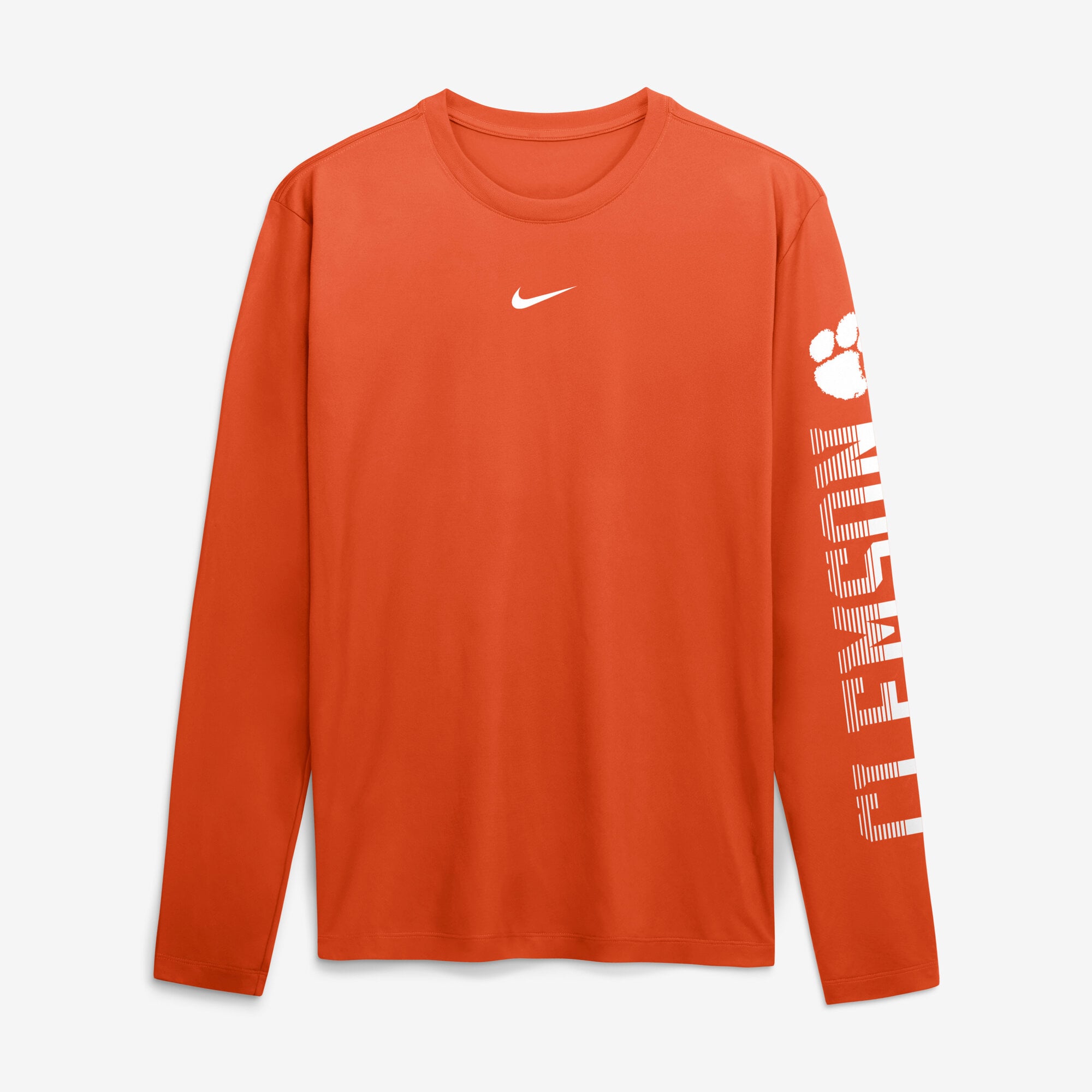 Men's Nike  Orange Clemson Tigers Primetime Logo Sleeve Legend Dri-FIT Long T-Shirt