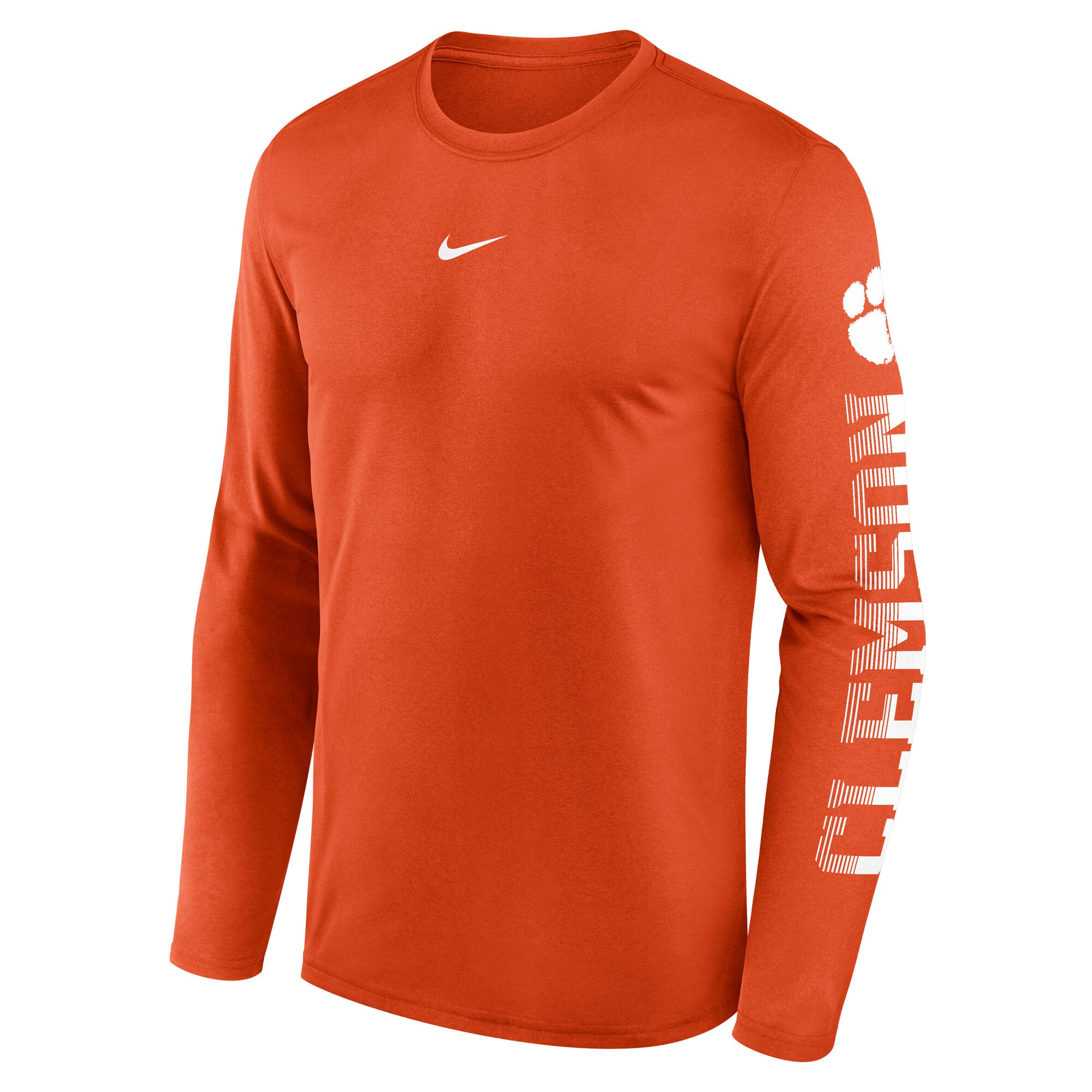Men's Nike  Orange Clemson Tigers Primetime Logo Sleeve Legend Dri-FIT Long T-Shirt