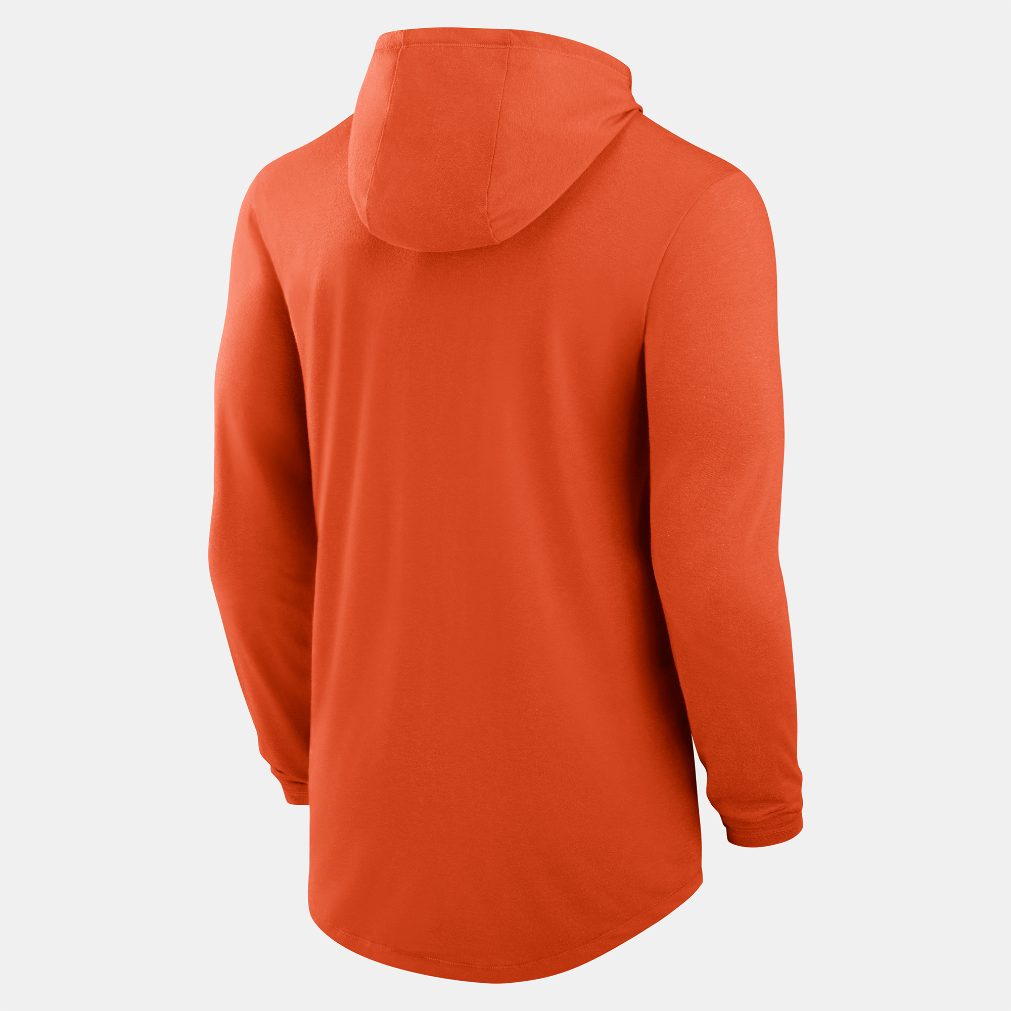 Men's Nike Orange Clemson Tigers Primetime Pattern Tri-Blend Dri-FIT Long Sleeve Hooded T-Shirt