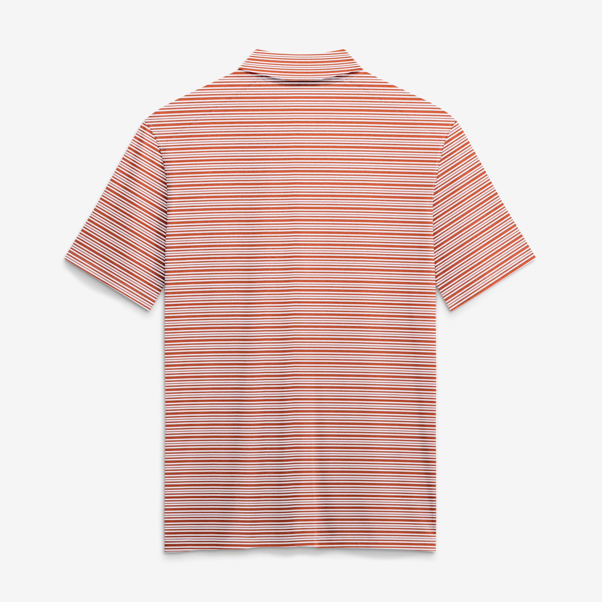 Polo rayé Nike Dri-FIT Primetime Vapor orange pour homme, Clemson Tigers.
