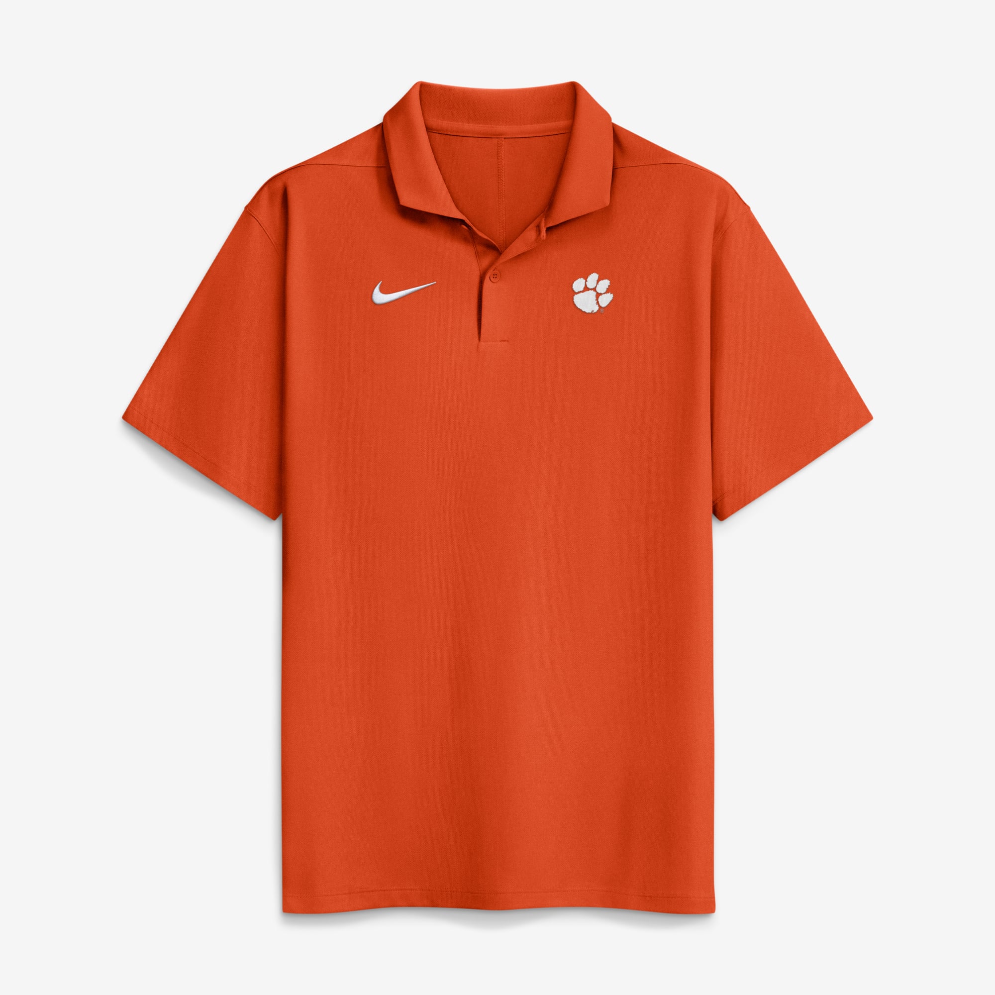 Men's Nike Orange Clemson Tigers Primetime Victory Plus Dri-FIT Polo
