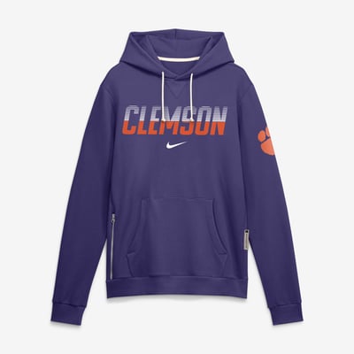 Clemson Tigers Nike 2026 Sideline Standard Issue Dri-FIT Hoodie - Purple