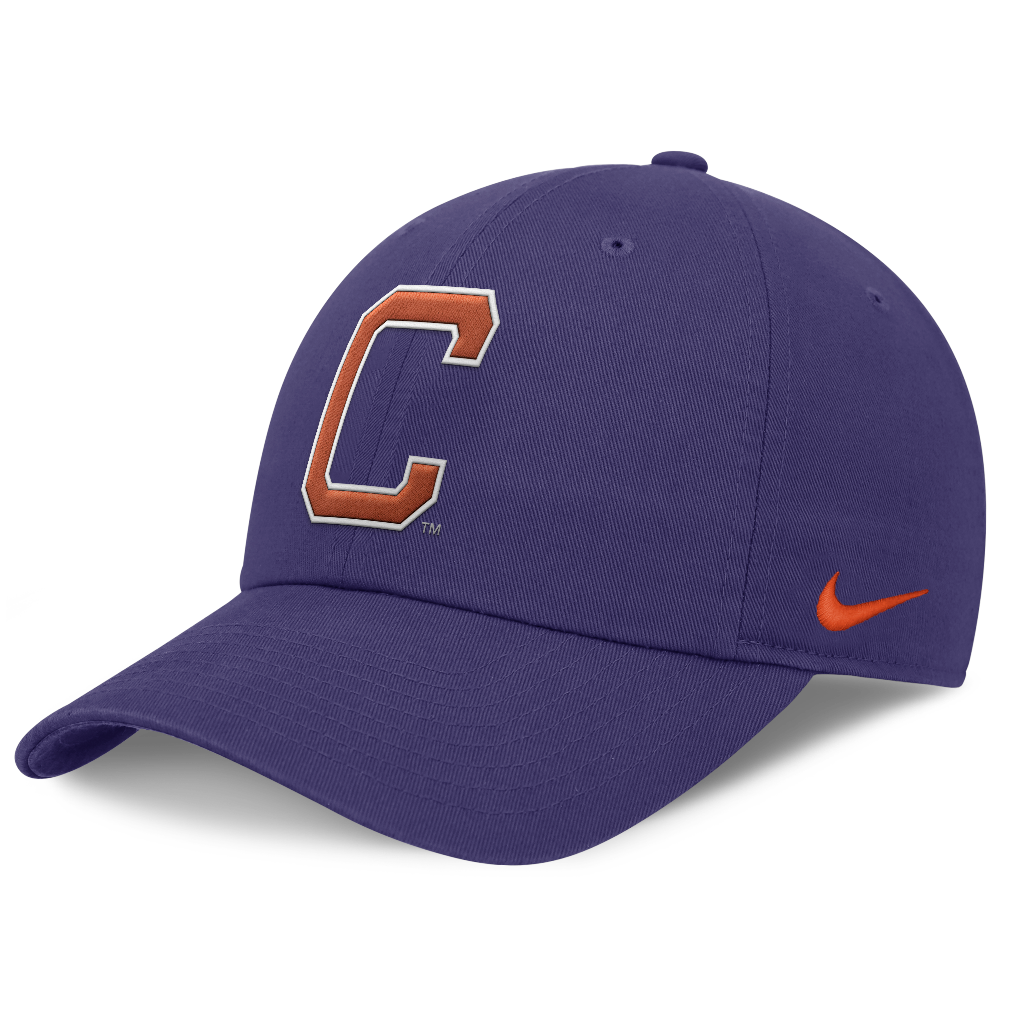 Men's Nike Purple Clemson Tigers Club Dri-FIT Adjustable Hat