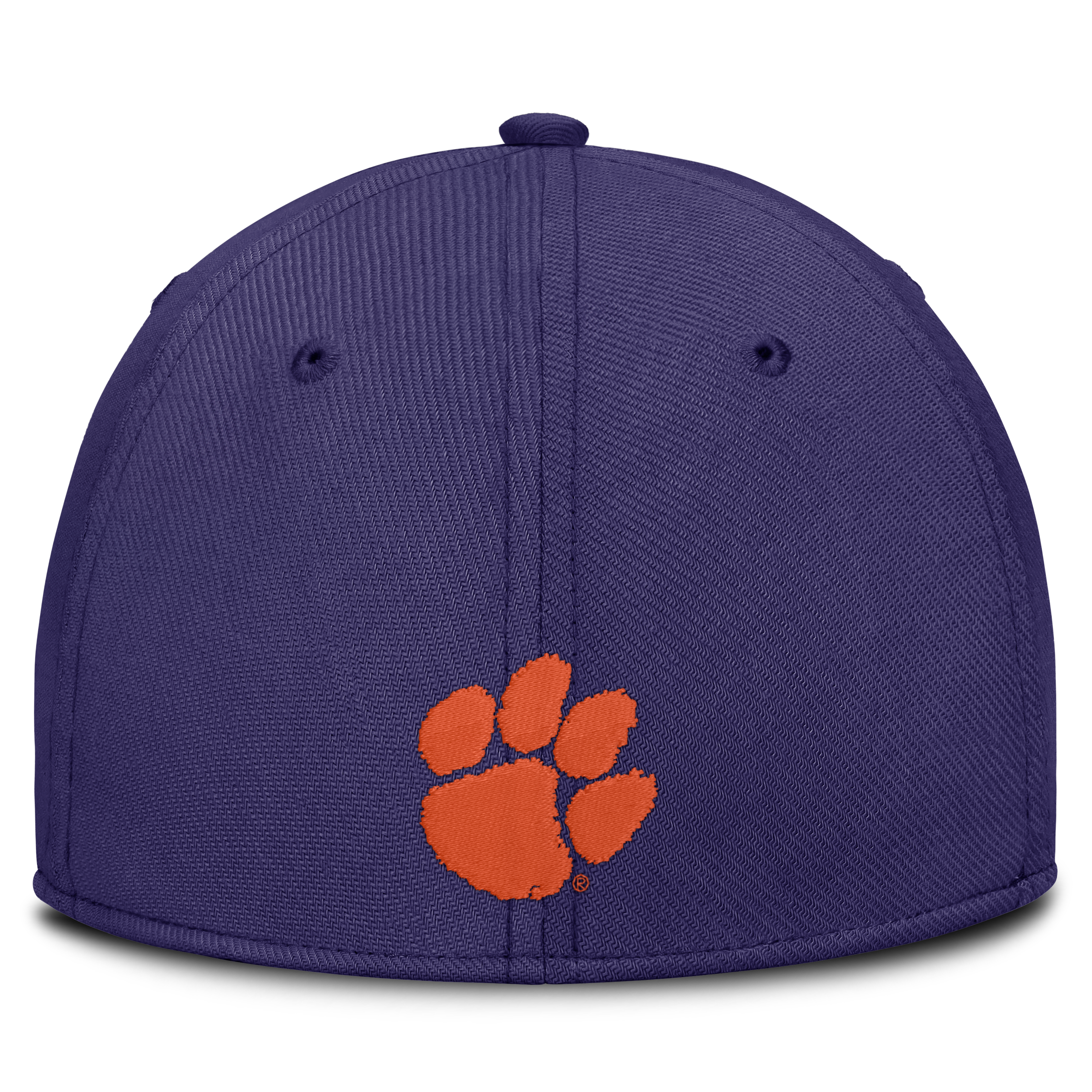 Casquette Nike Swooshflex violette Clemson Tigers Game Day Rise pour homme