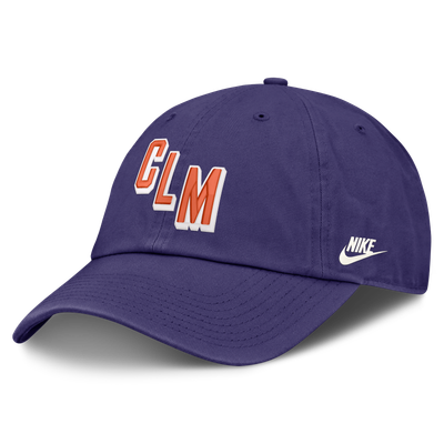 Casquette ajustable Clemson Tigers Nike Legacy Letter & Mascot Club - Violette