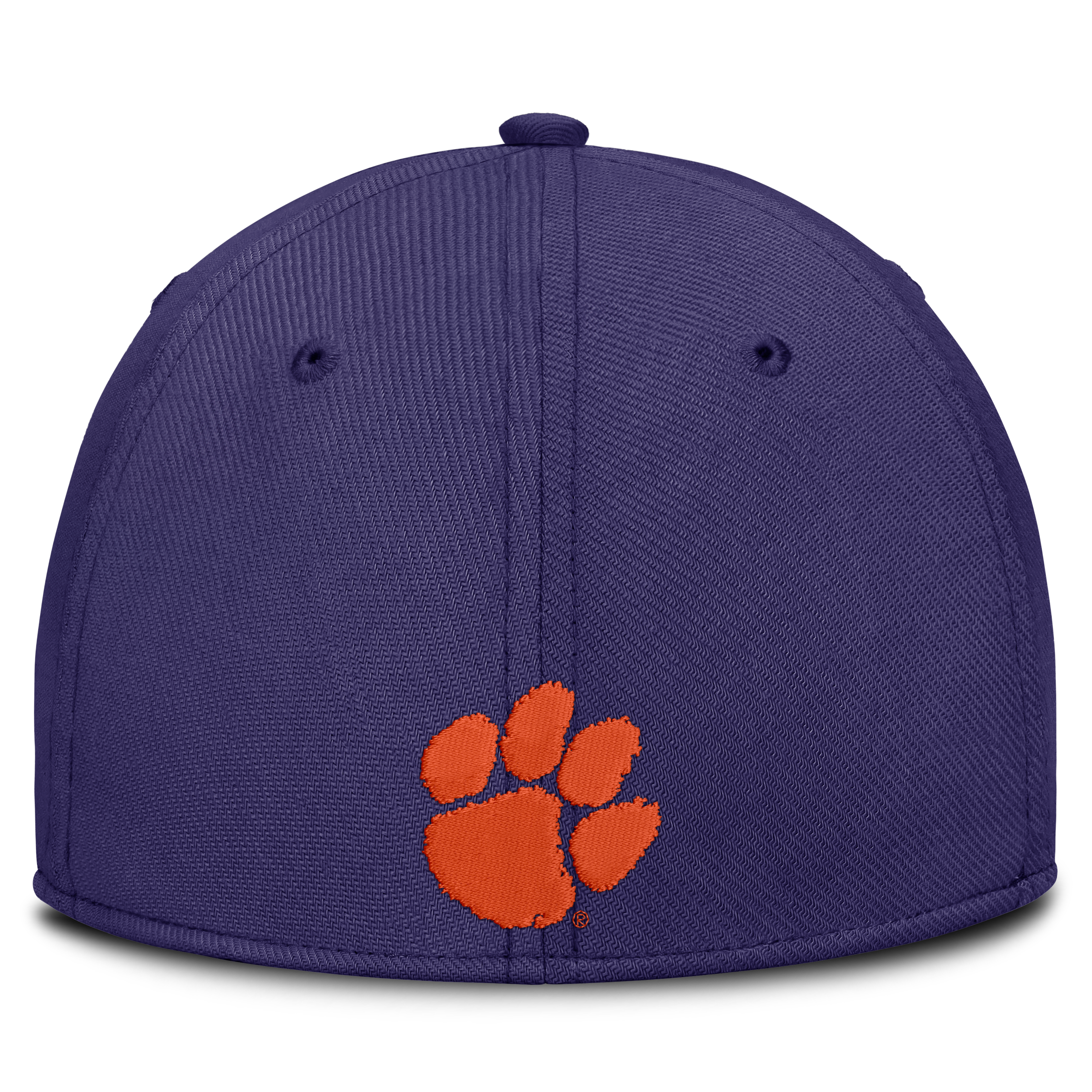 Casquette Nike violette Clemson Tigers Letter Rise SwooshFlex Dri-FIT pour homme