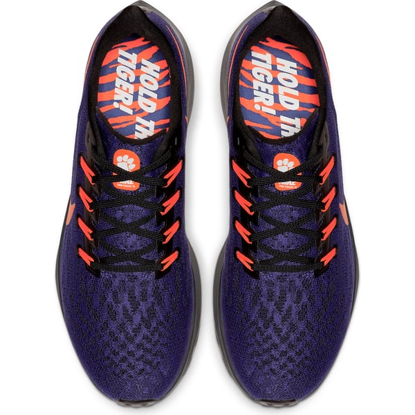 Nike Air Zoom Pegasus 38 Clemson Tigers Orange Purple Mens Running Shoes Sz 8.5 Unisex Nike Orange Clemson Tigers Zoom Pegasus 38 Running Shoe main image 4