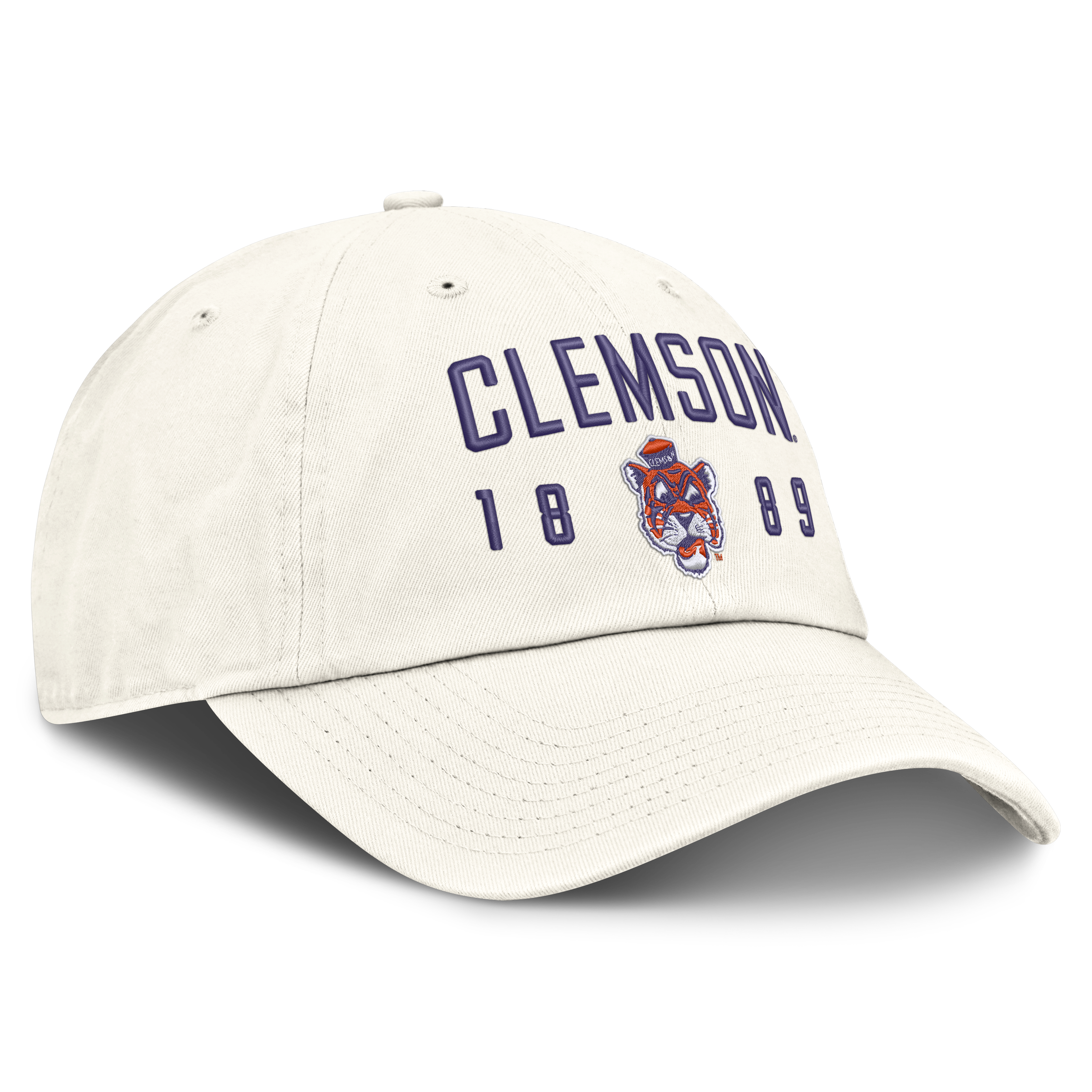 Casquette ajustable Nike blanche Clemson Tigers Legacy Letter & Location Club pour homme