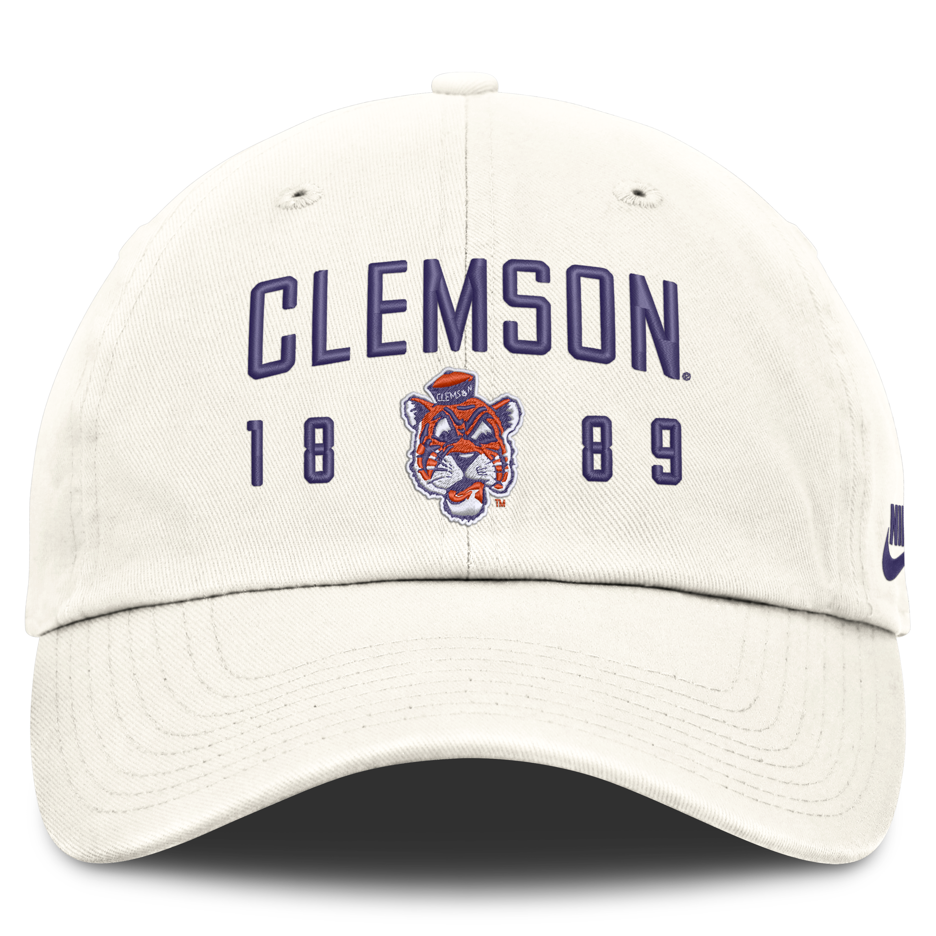 Casquette ajustable Nike blanche Clemson Tigers Legacy Letter & Location Club pour homme