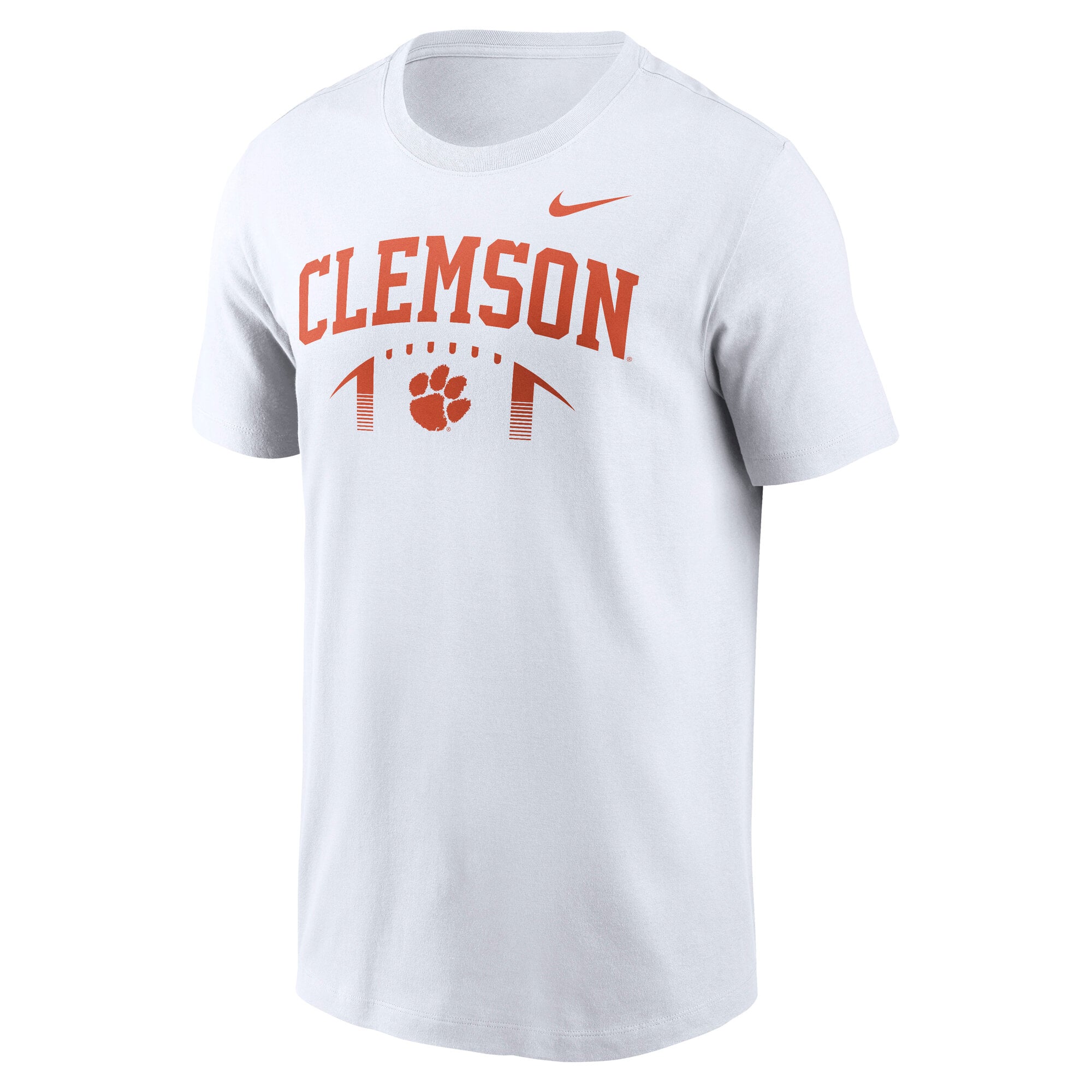 T-shirt Nike blanc pour homme Clemson Tigers Primetime Football Icon
