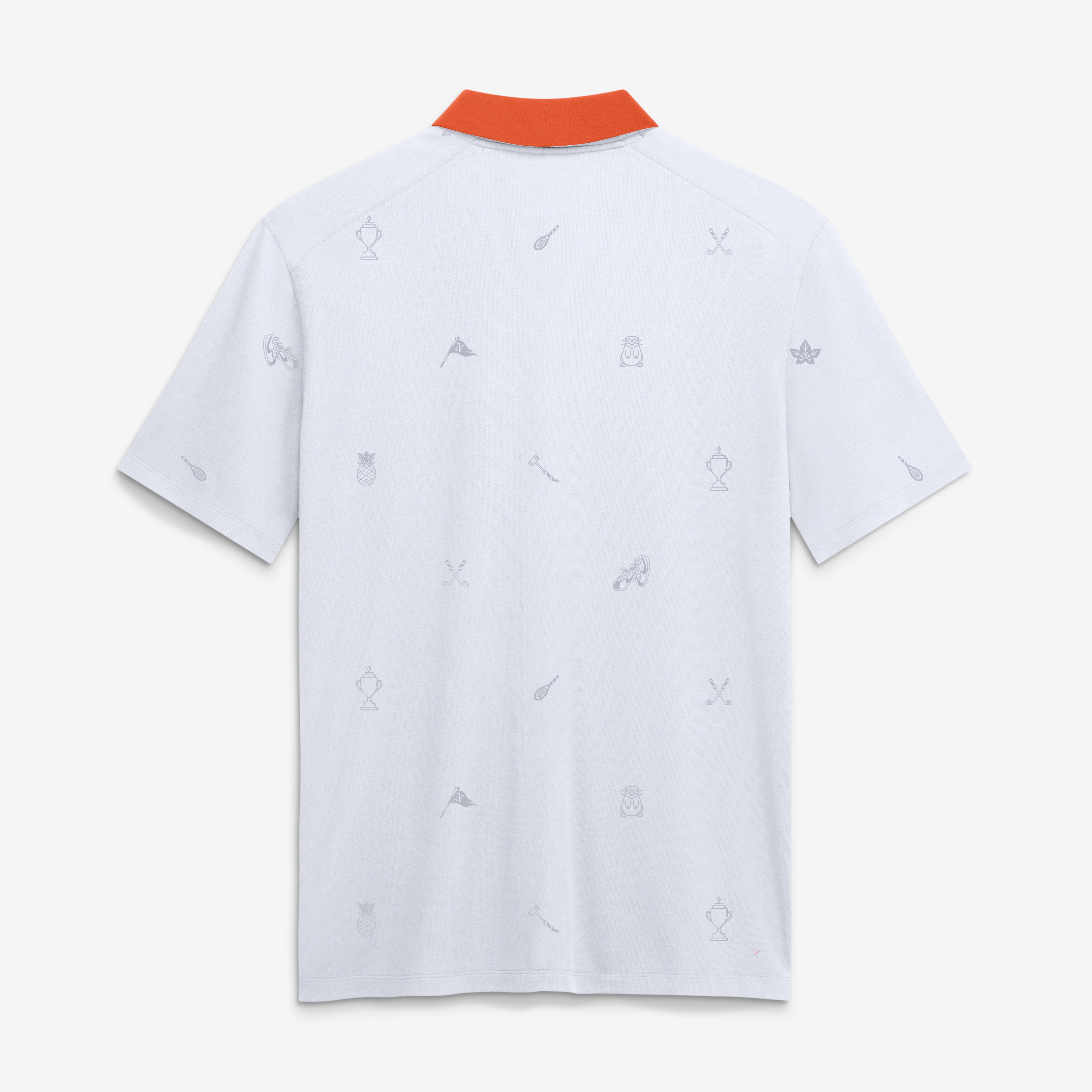 Men's Nike White Clemson Tigers Vapor Pattern Dri-FIT Polo