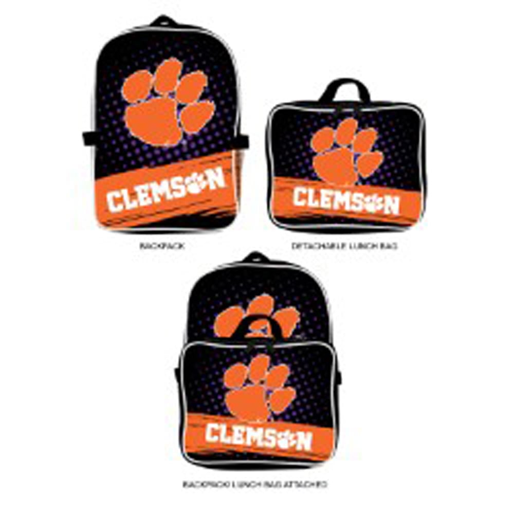 MOJO Clemson Tigers Backpack & Lunch Box 2-Piece Set