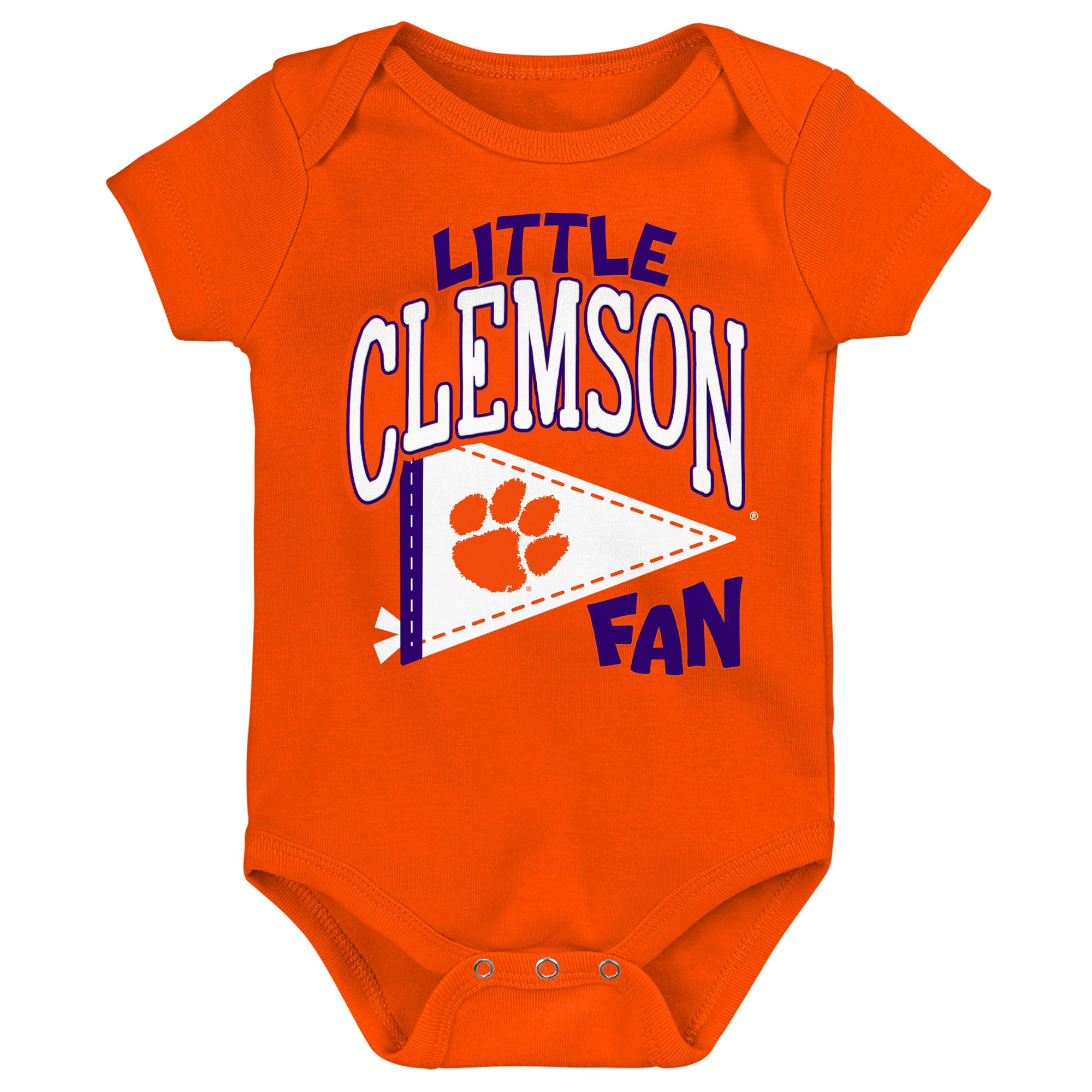 Newborn Outerstuff Orange Clemson Tigers Little Banner Bodysuit