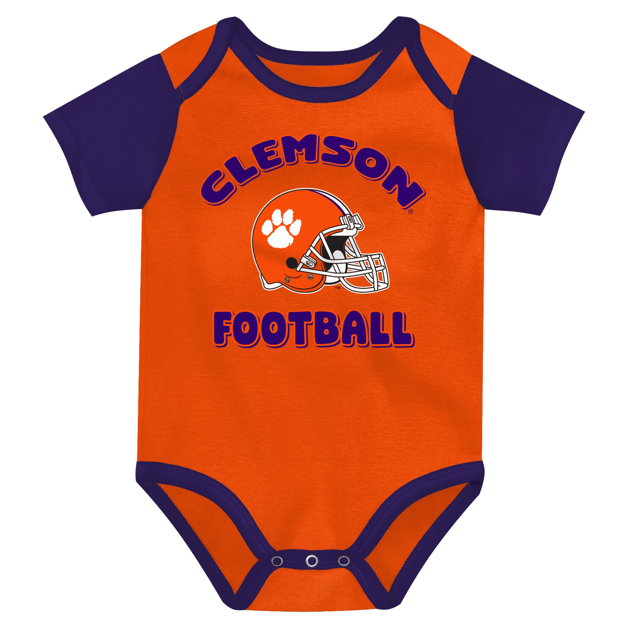 Newborn Outerstuff  Orange Clemson Tigers Star Player Three-Piece Bodysuit Set